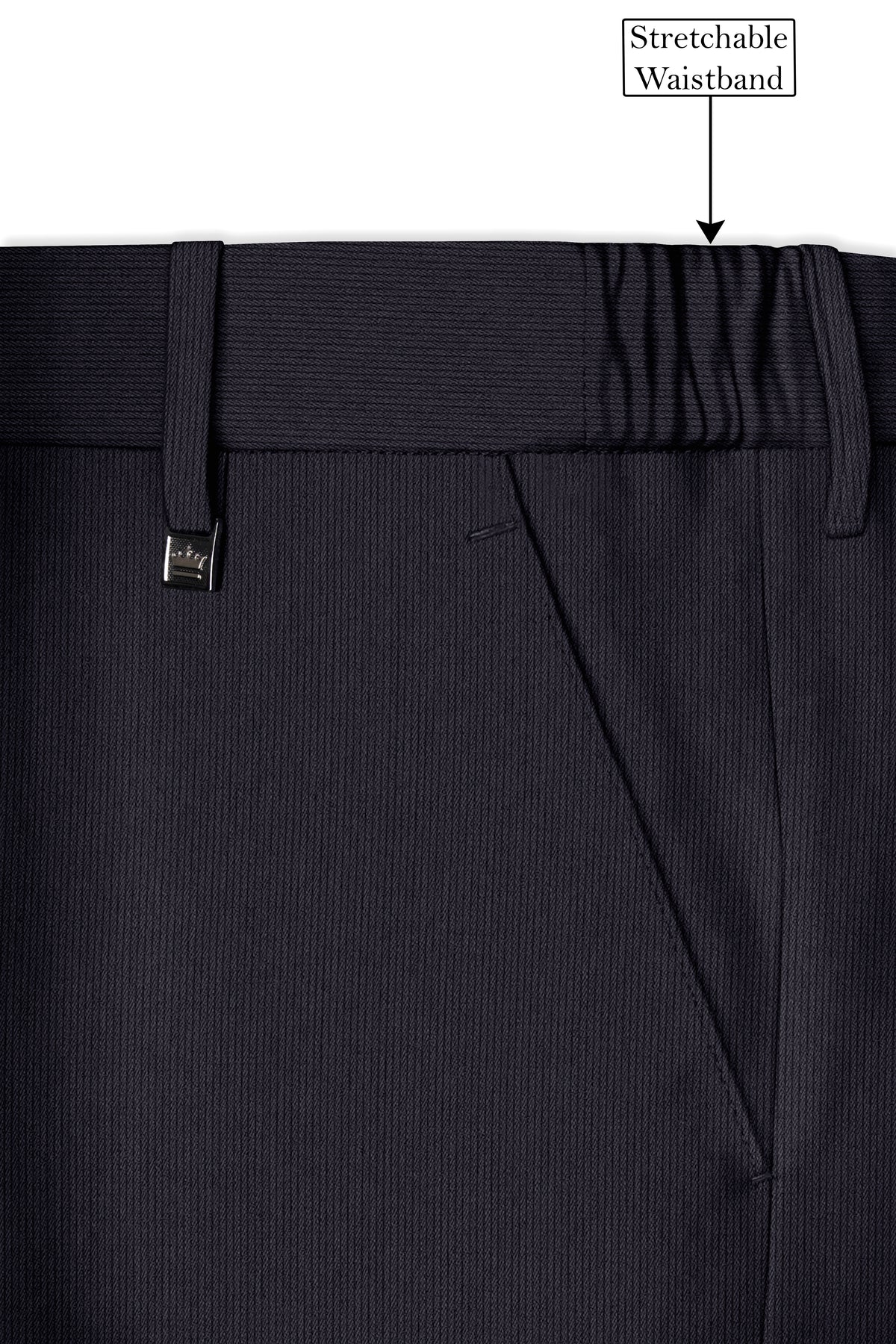 Aurelio-Charade Gray Diamond Textured Wool Rich Slight Stretch Single Breasted Suit