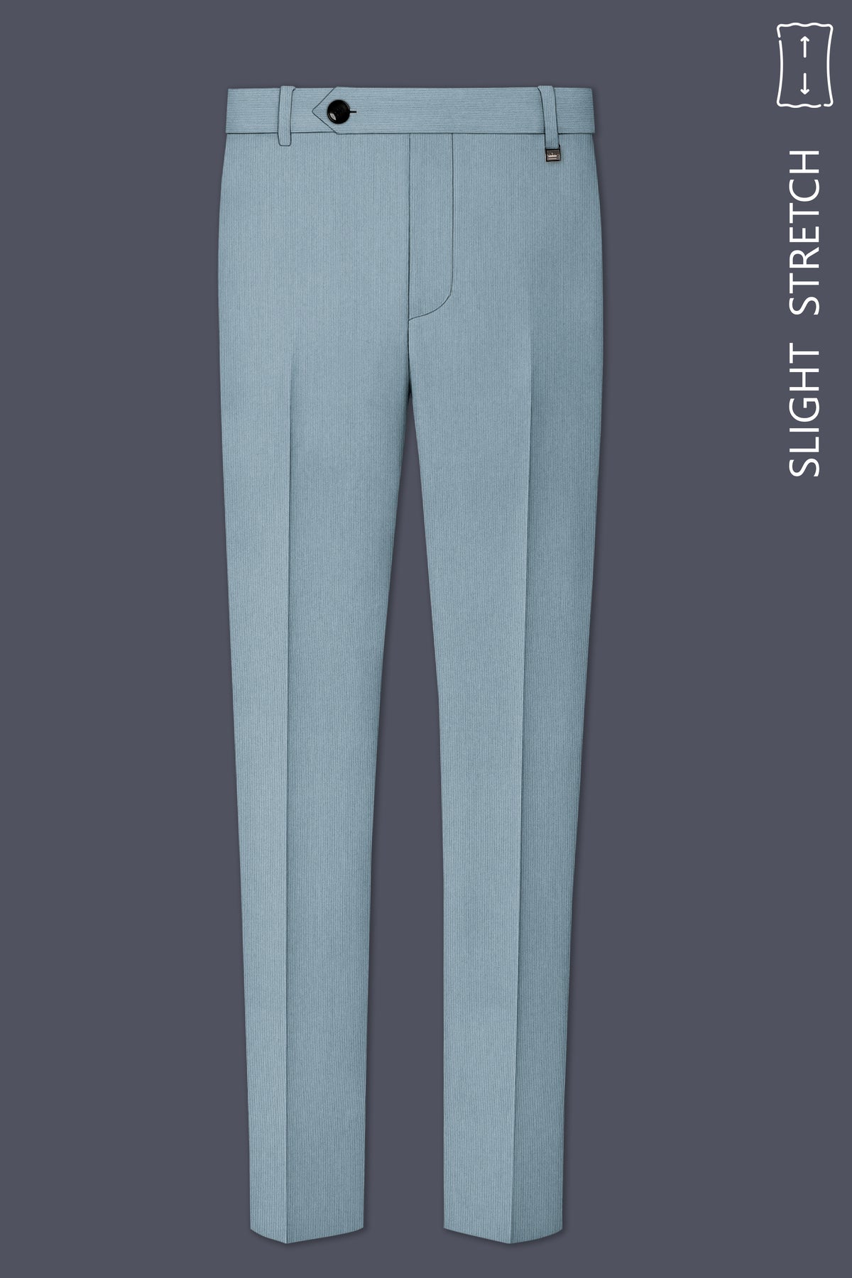 Sterling-Cadet Gray Diamond Textured Wool Rich Slight Stretch Single Breasted Suit