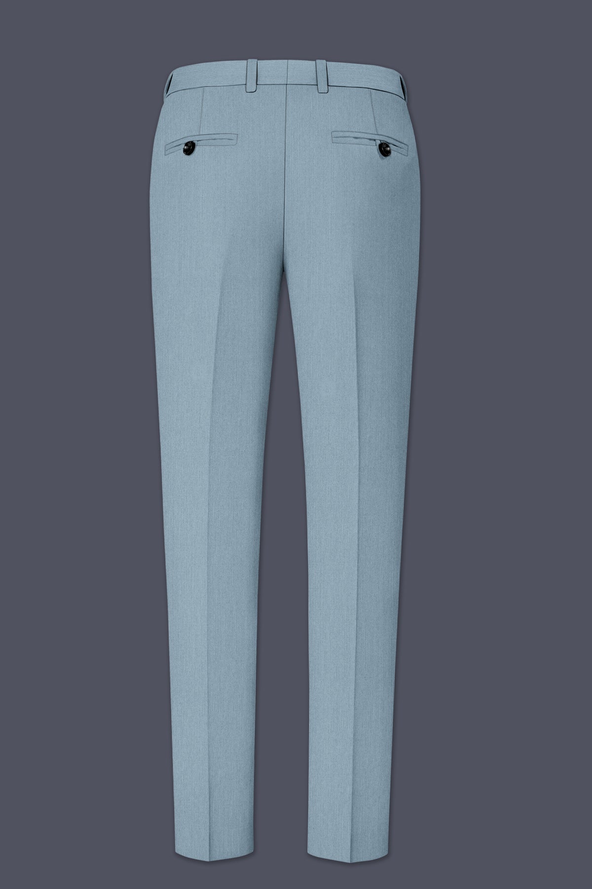 Sterling-Cadet Gray Diamond Textured Wool Rich Slight Stretch Single Breasted Suit
