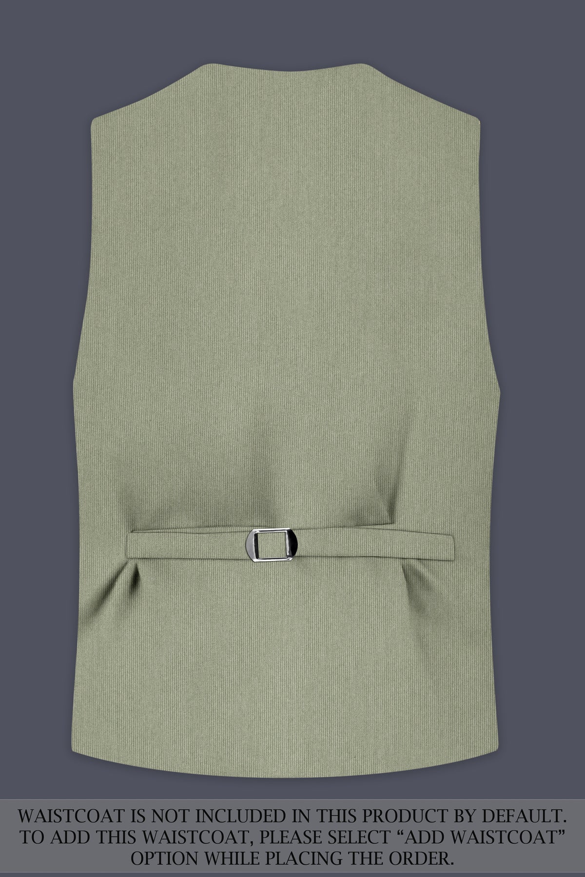 Elysian-Sage Green Diamond Textured Wool Rich Slight Stretch Single Breasted Suit