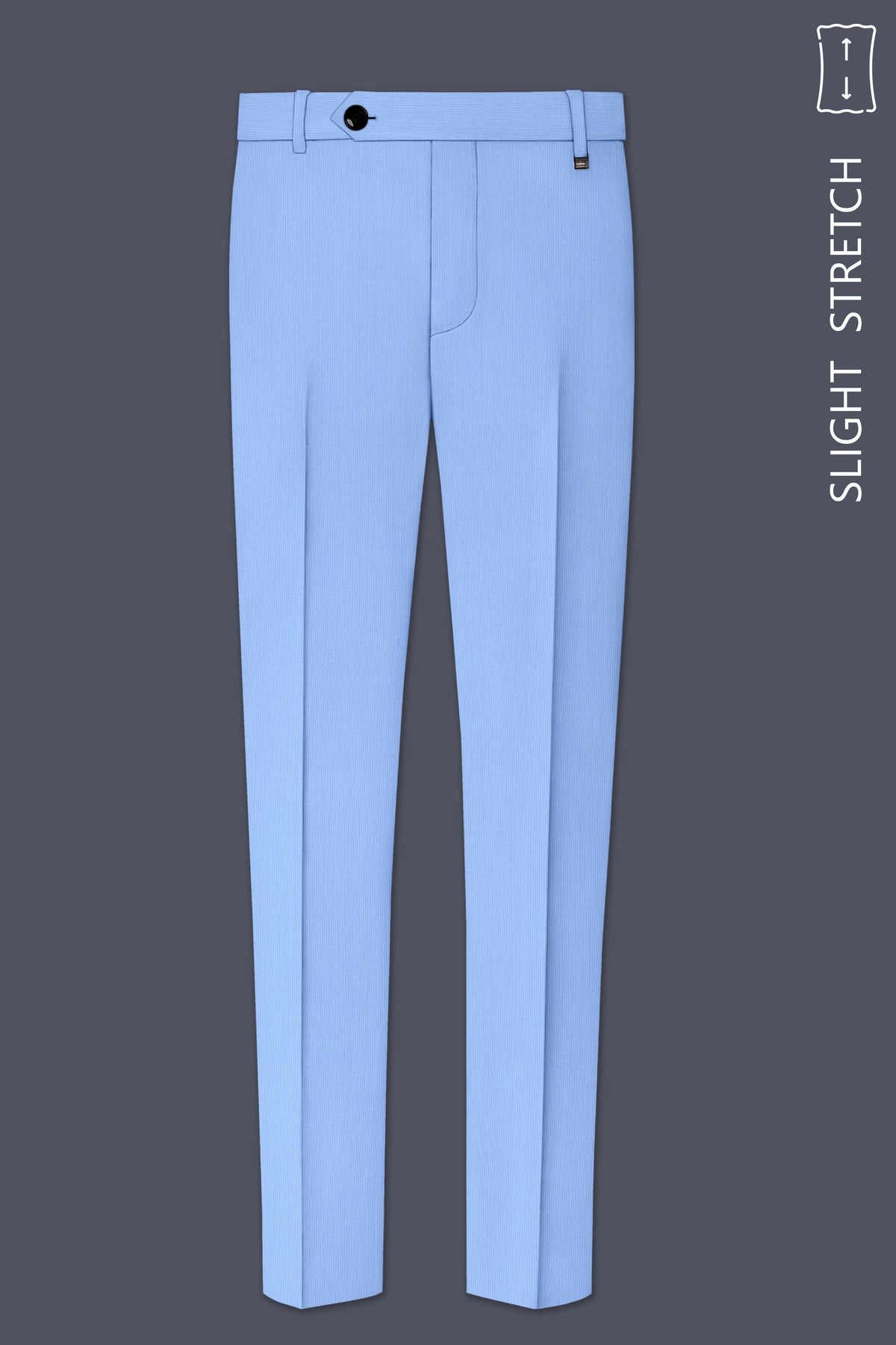 Cobalt-Jordy Blue Diamond Textured Wool Rich Slight Stretch Single Breasted Suit