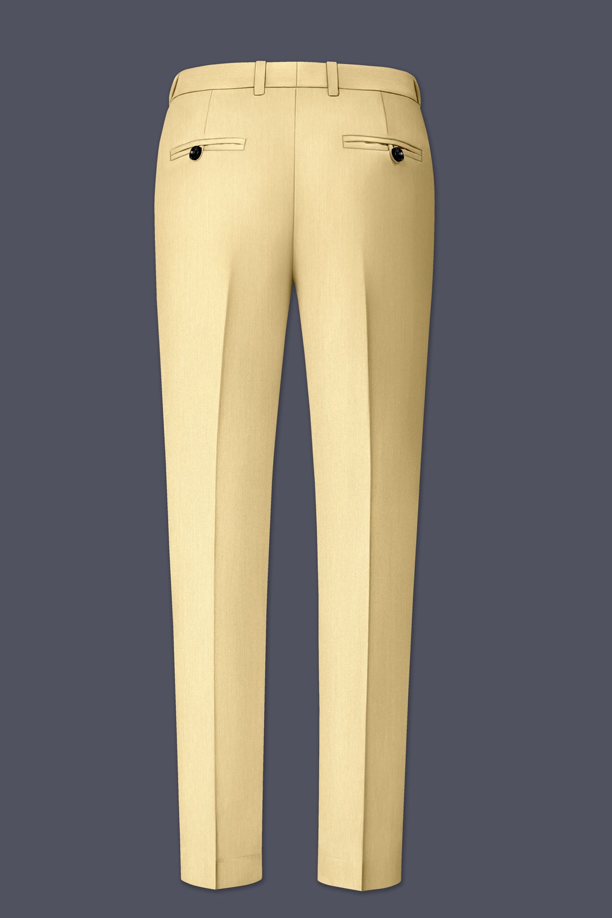 Dorian-Pavlova Cream Diamond Textured Wool Rich Slight Stretch Single Breasted Suit