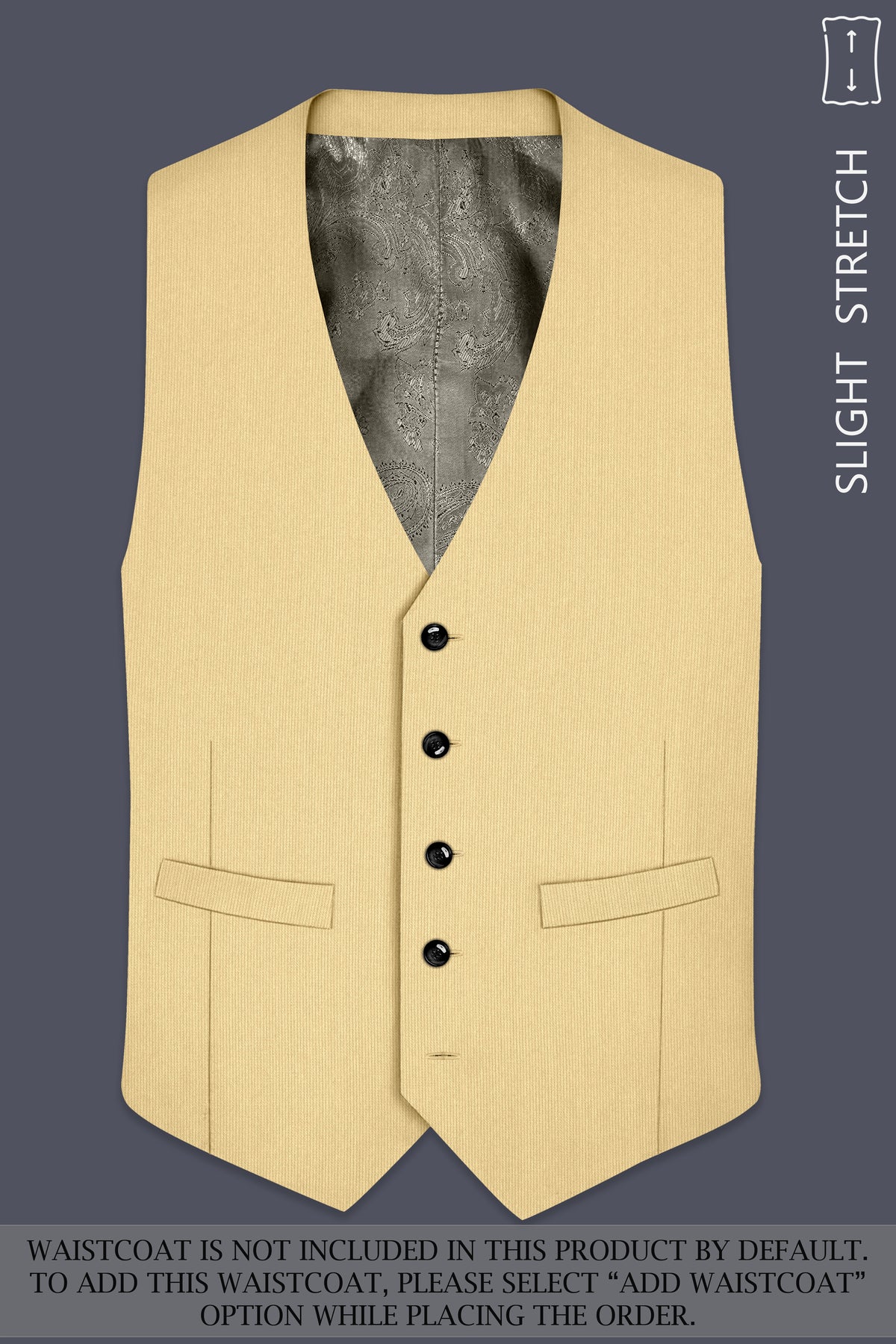 Dorian-Pavlova Cream Diamond Textured Wool Rich Slight Stretch Single Breasted Suit