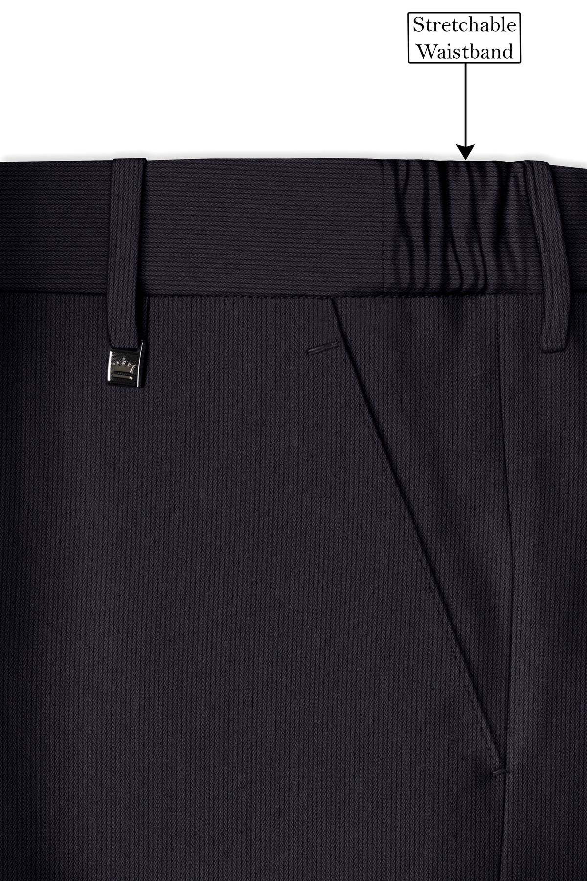 Aurelio-Charade Gray Diamond Textured Wool Rich Slight Stretch Double Breasted Suit
