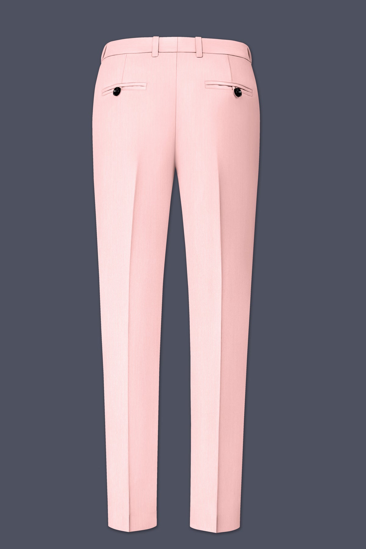 Elara-Cosmos Pink Diamond Textured Wool Rich Slight Stretch Double Breasted Suit