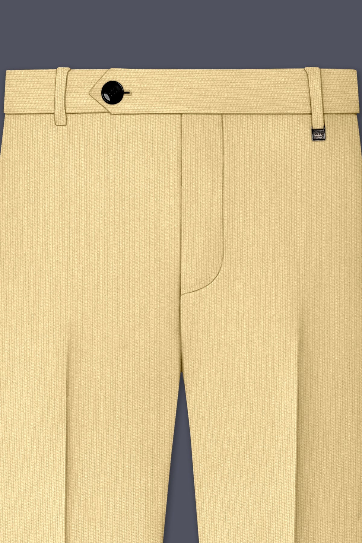Dorian-Pavlova Cream Diamond Textured Wool Rich Slight Stretch Double Breasted Suit