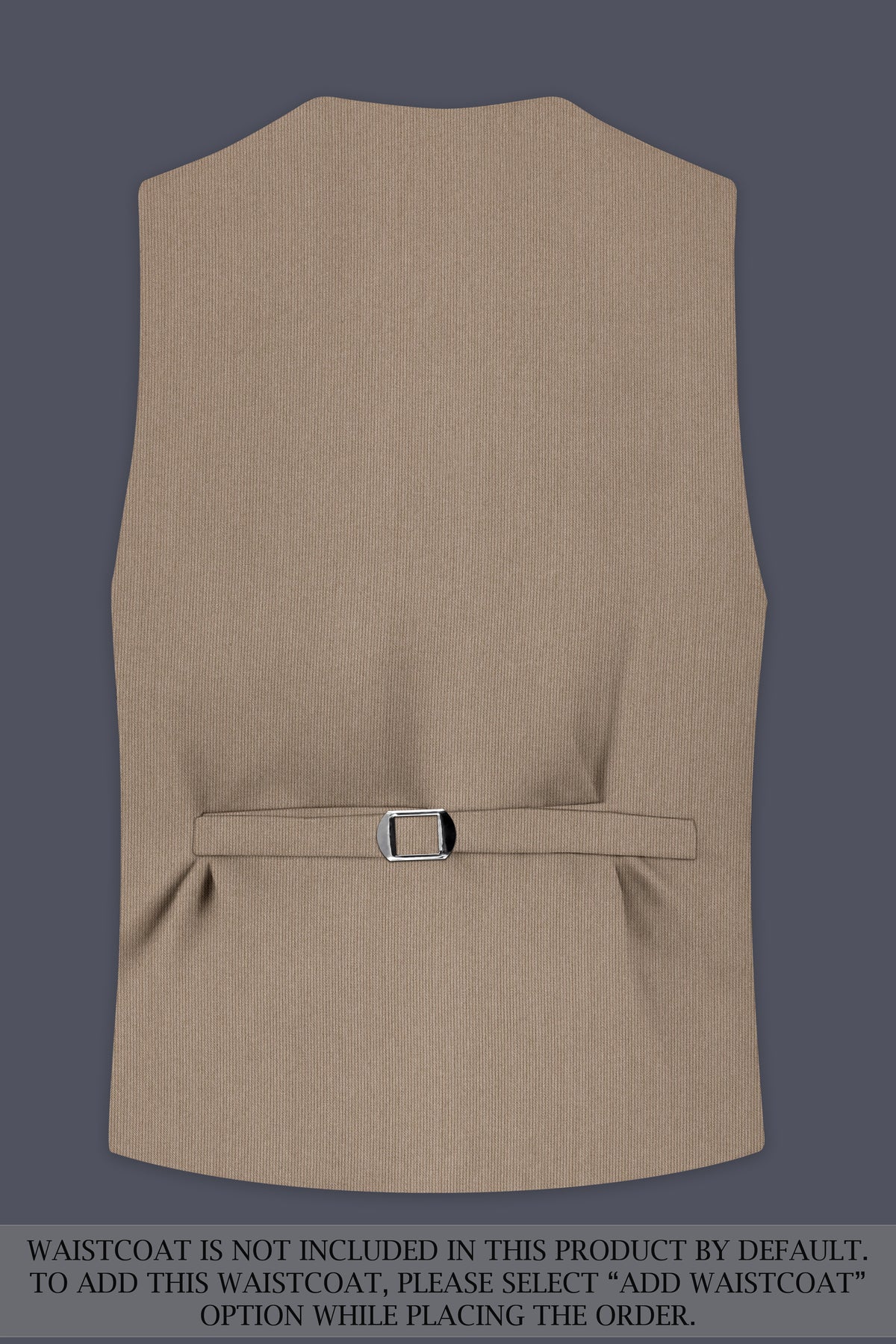 Terran-Sandrift Brown Diamond Textured Wool Rich Slight Stretch Double Breasted Suit