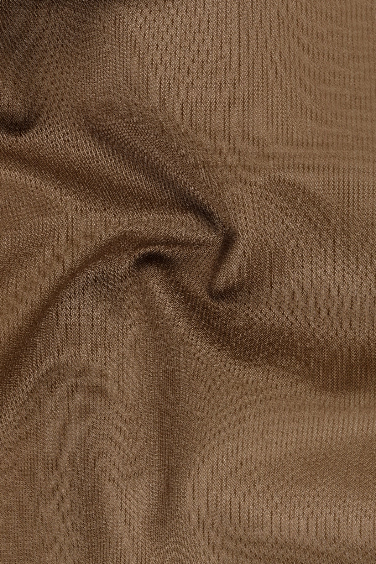 Weston-Millbrook Brown Diamond Textured Wool Rich Slight Stretch Double Breasted Suit
