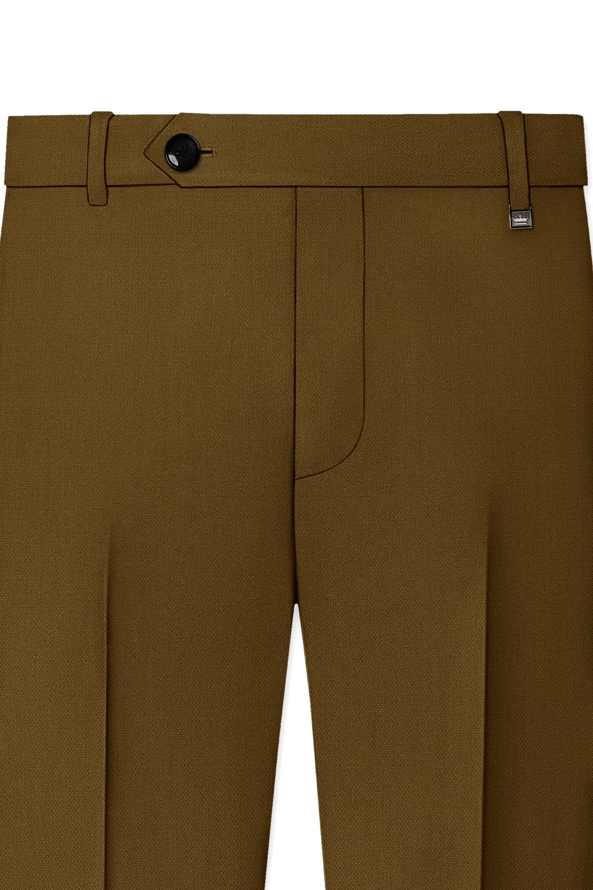 Sartoro-Otter Brown Diamond Textured Wool Rich Slight Stretch Single Breasted Suit