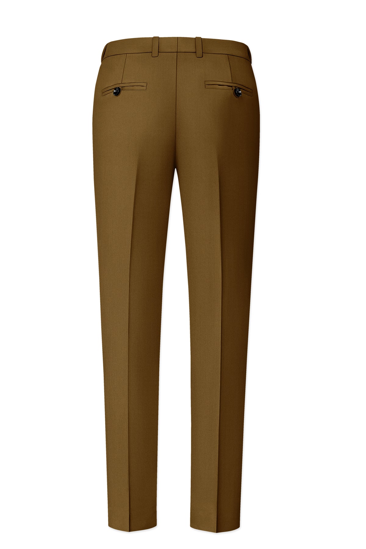 Sartoro-Otter Brown Diamond Textured Wool Rich Slight Stretch Single Breasted Suit