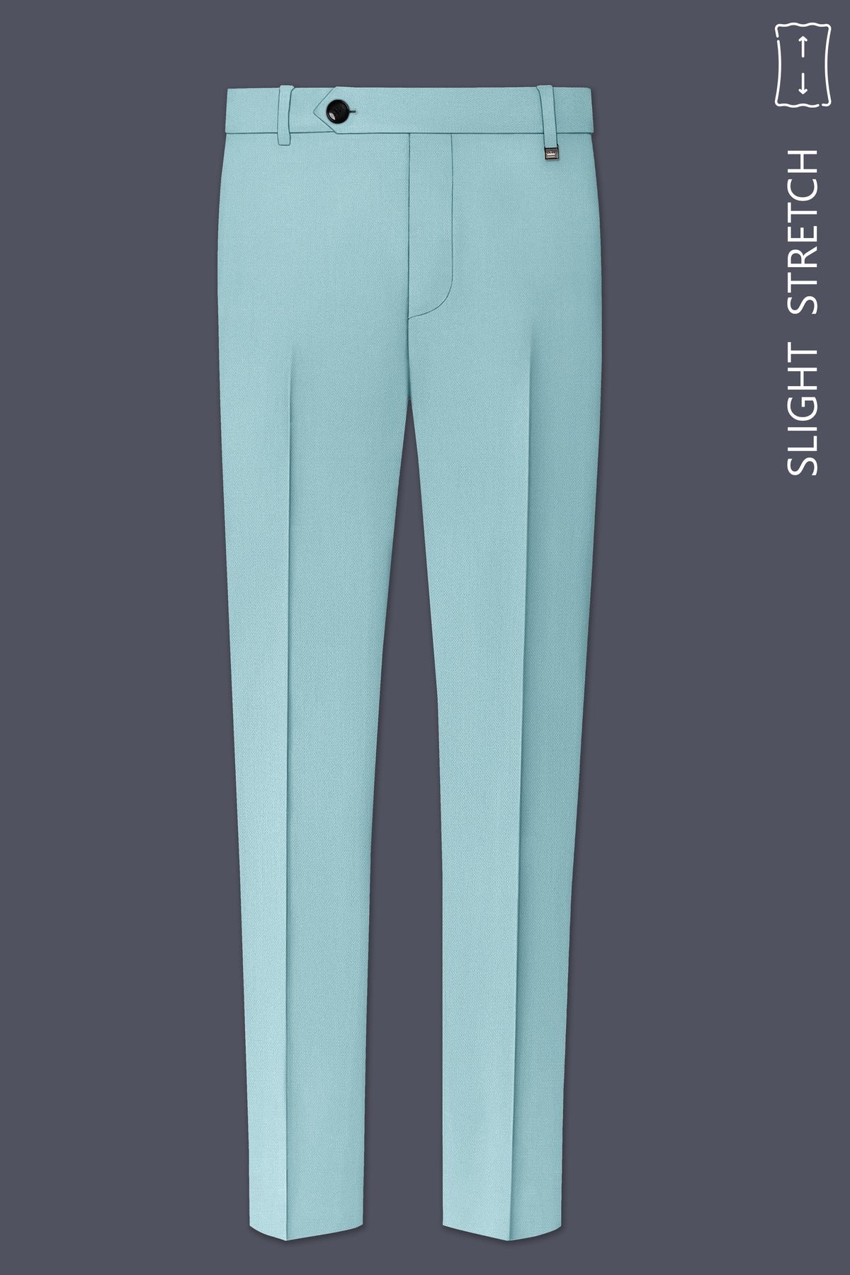 Eclipse-Hosta Blue Diamond Textured Wool Rich Slight Stretch Single Breasted Suit
