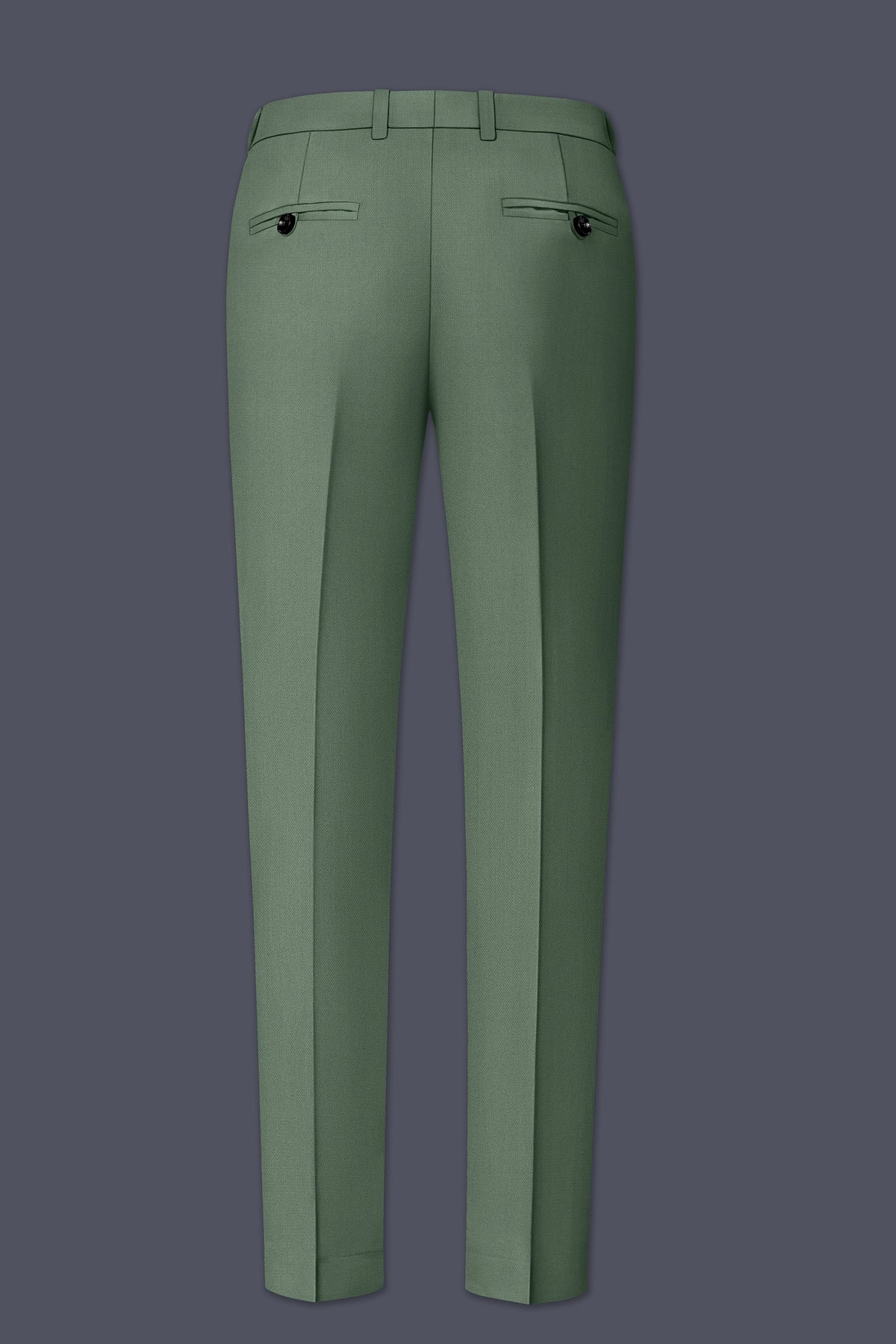 Avon-Glade Green Diamond Textured Wool Rich Slight Stretch Single Breasted Suit
