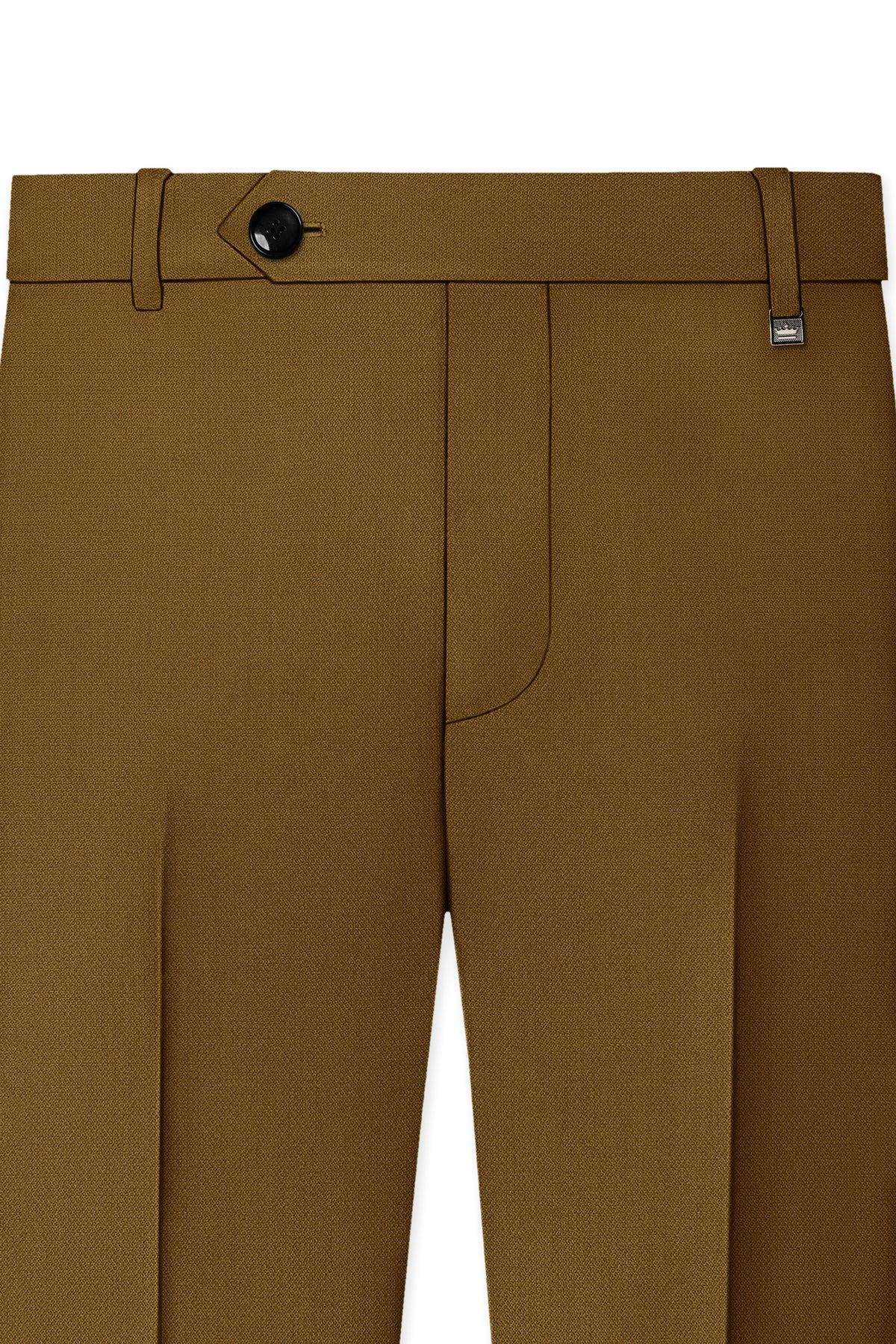 Sartoro-Otter Brown Diamond Textured Wool Rich Slight Stretch Double Breasted Suit