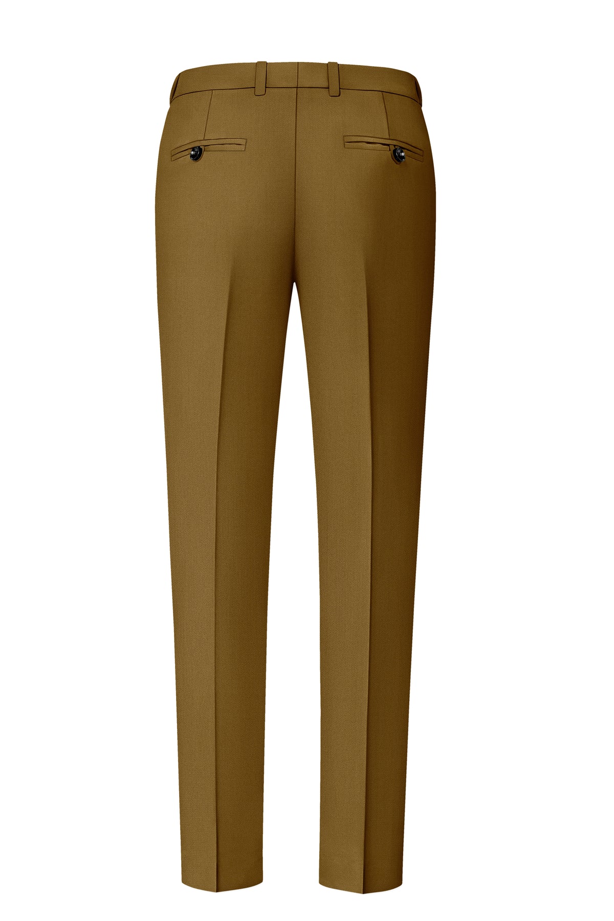Sartoro-Otter Brown Diamond Textured Wool Rich Slight Stretch Double Breasted Suit