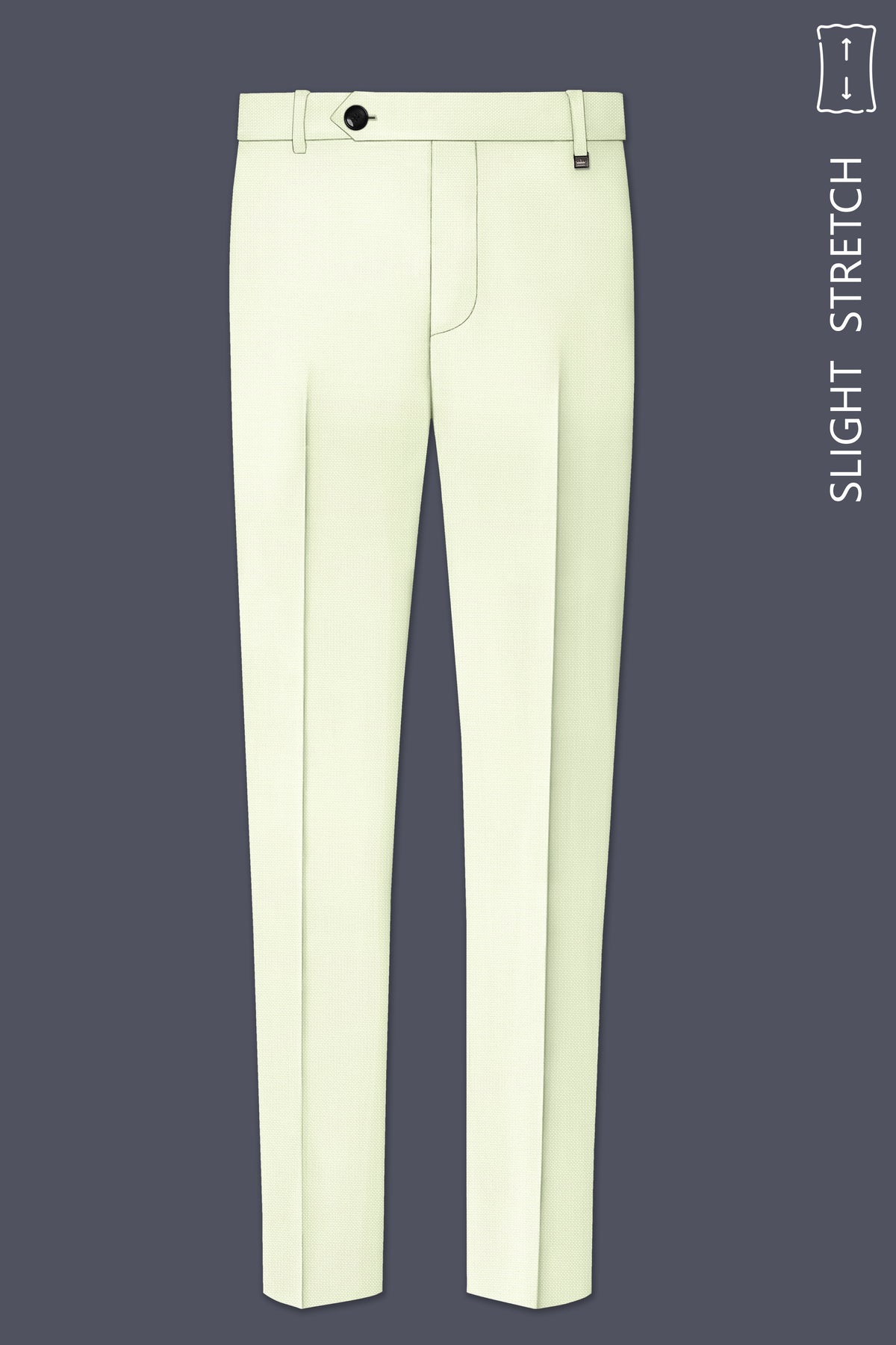 Verdant-Bud Green Diamond Textured Wool Rich Slight Stretch Single Breasted Suit