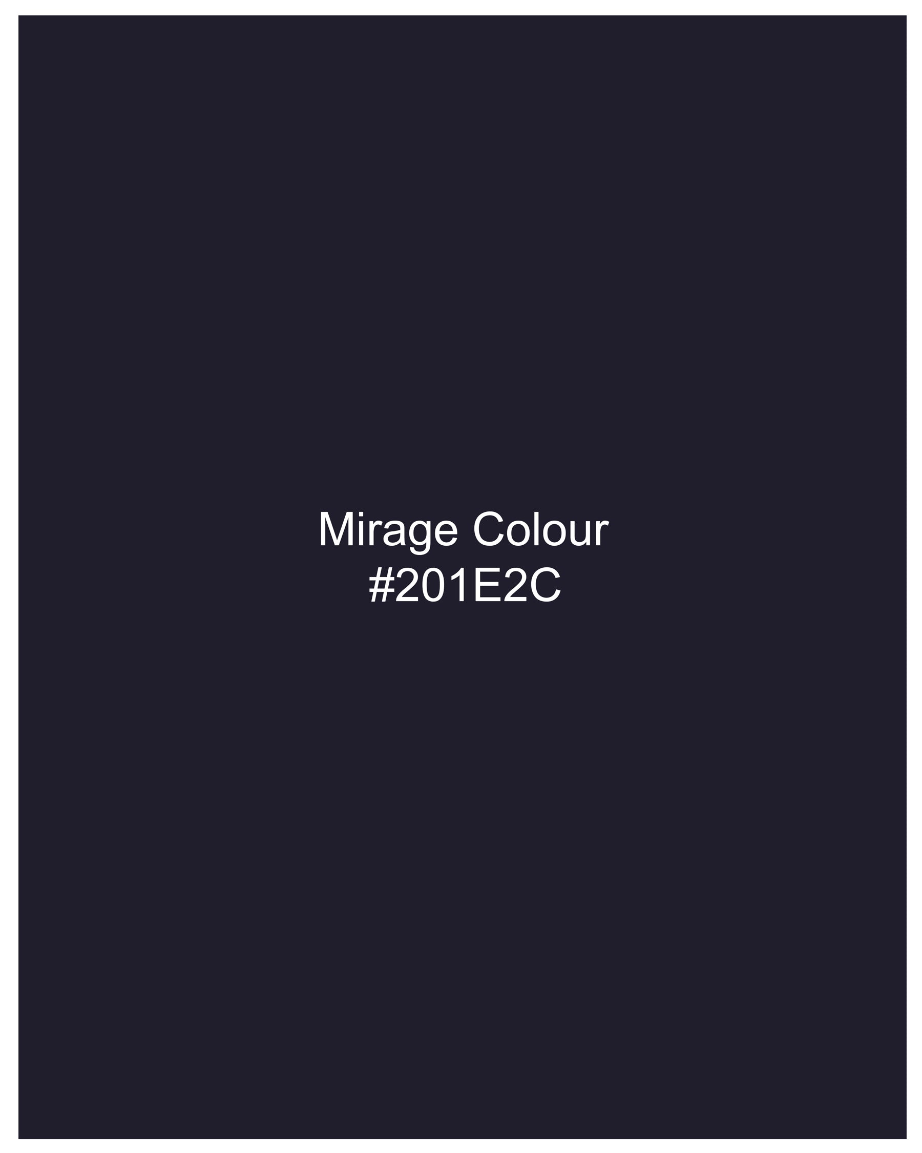 Mirage Blue Textured Pant