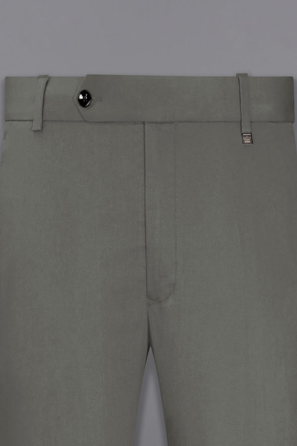Ironside Gray Stretchable Premium Cotton traveler Pant