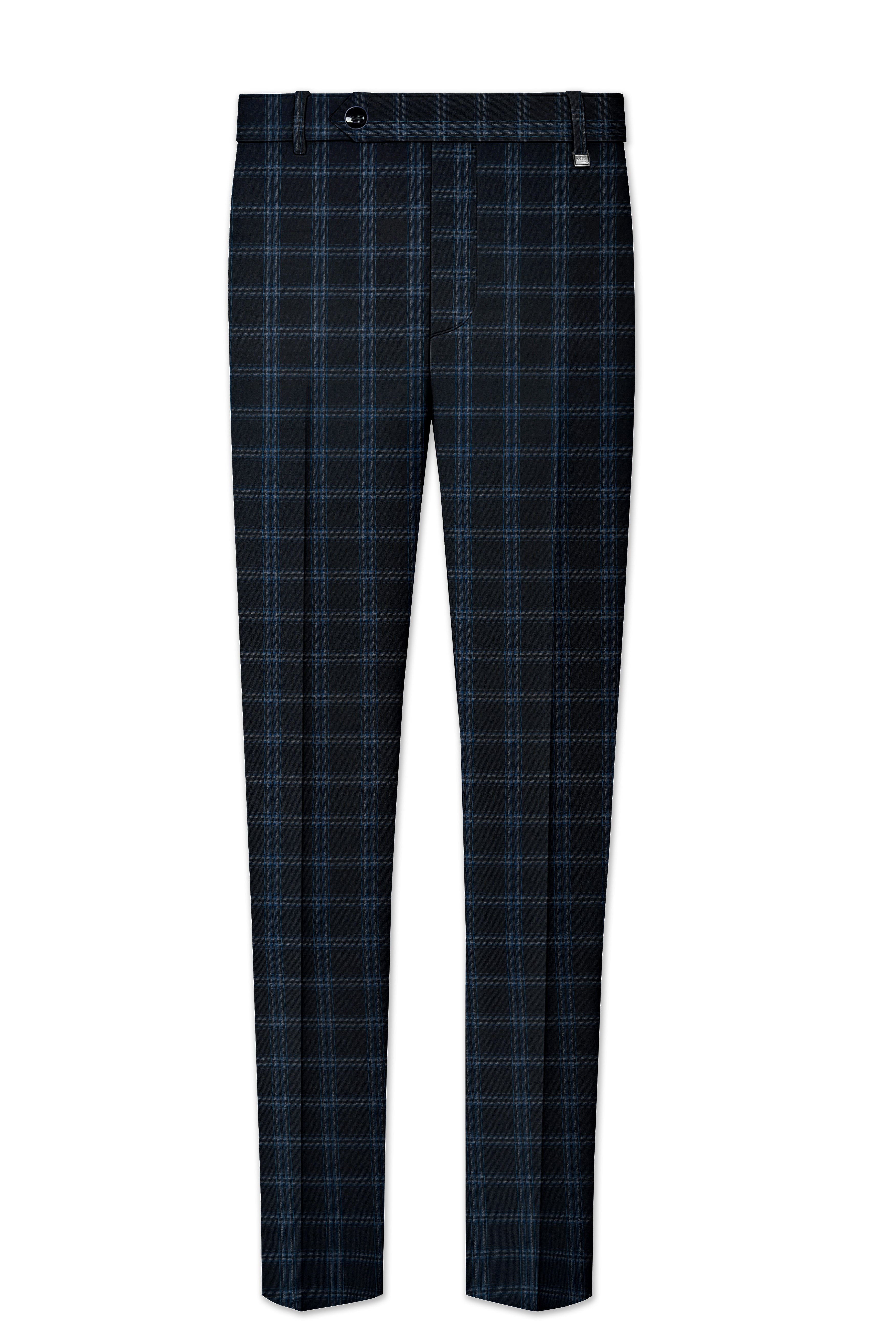 Dark Gray Windowpane Woolrich Pant