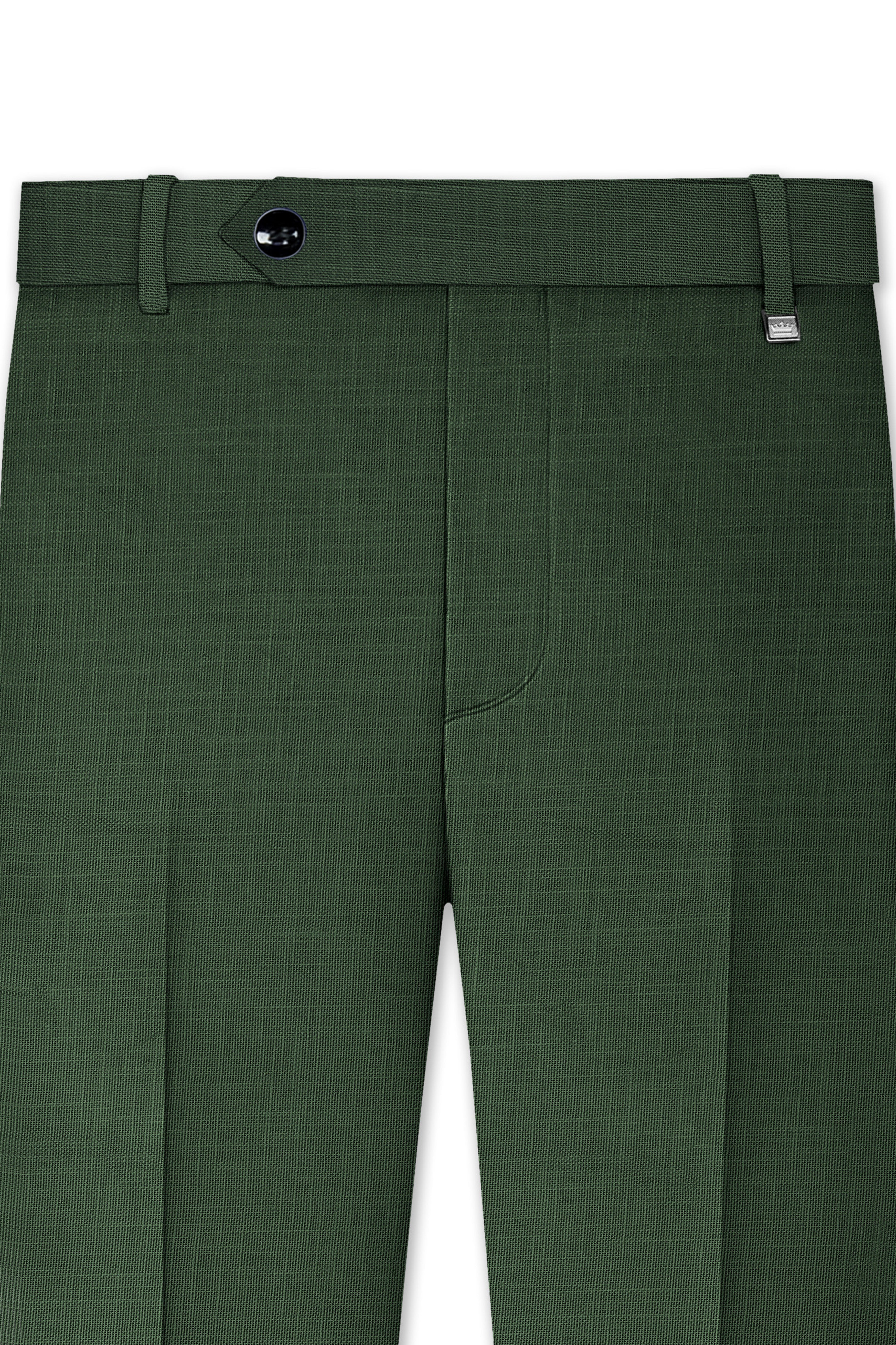 Asparagus Green Luxurious Linen Pant