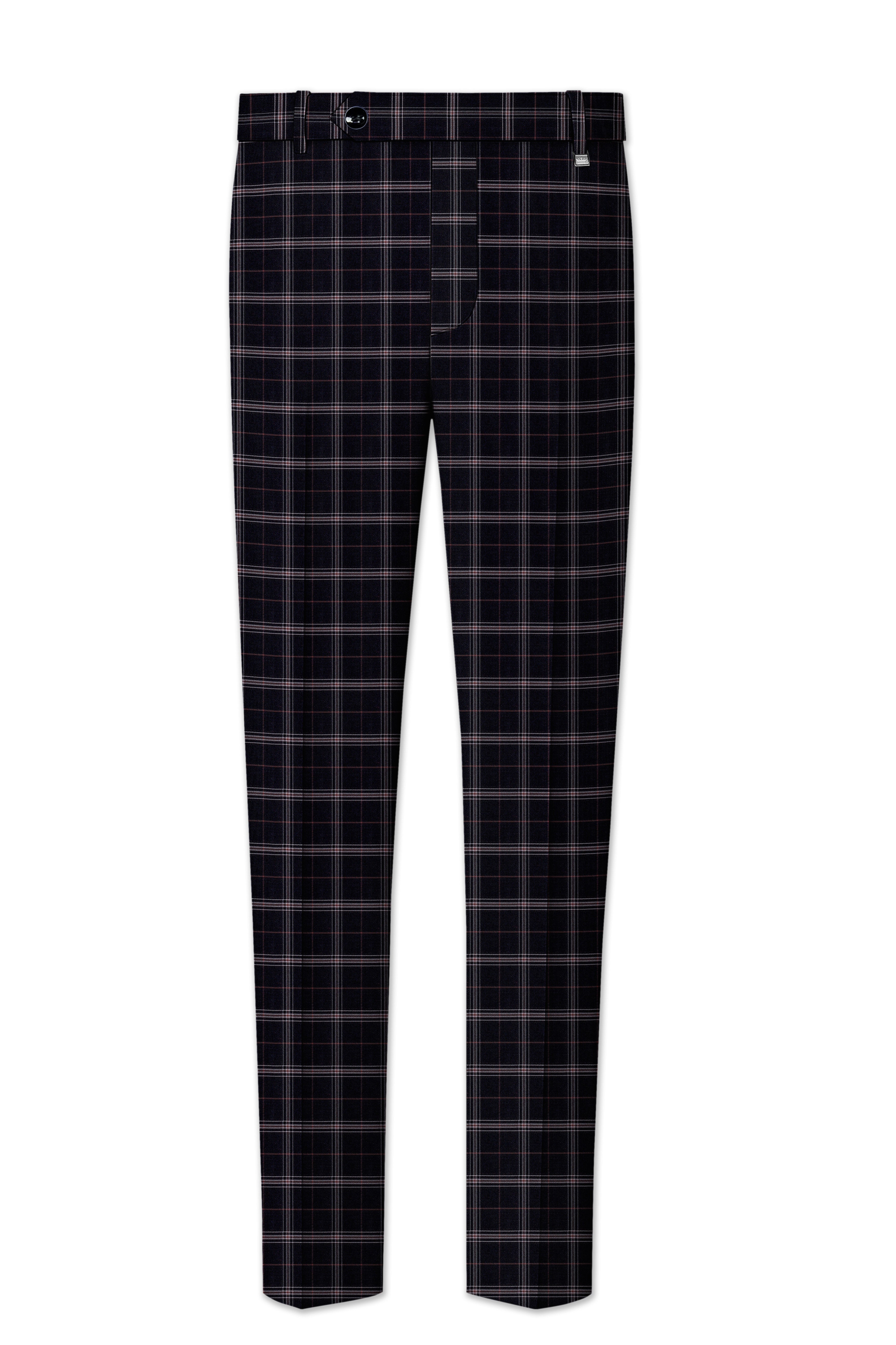 Mind Shaft Black Plaid Woolrich Pant