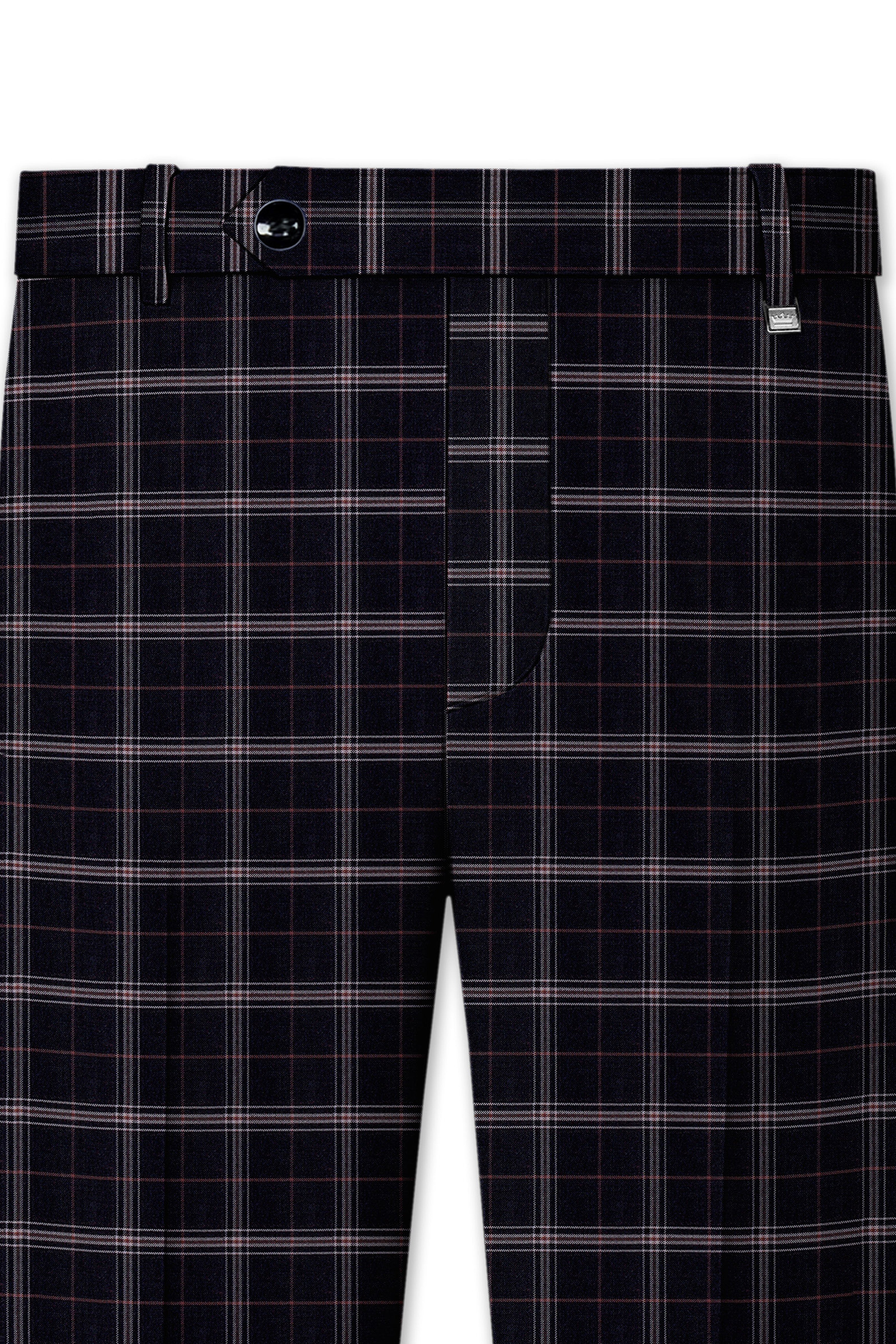 Mind Shaft Black Plaid Woolrich Pant