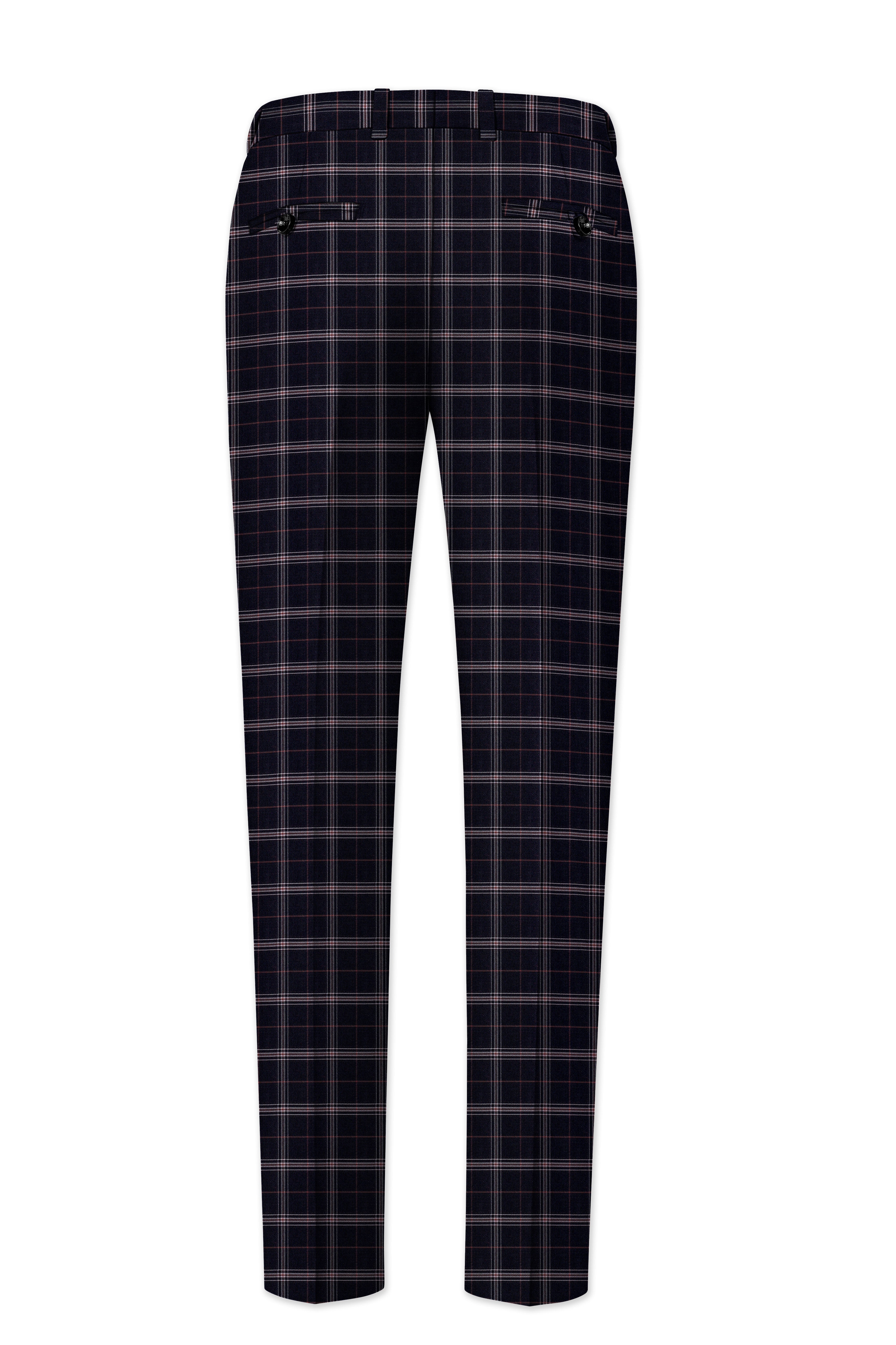 Mind Shaft Black Plaid Woolrich Pant