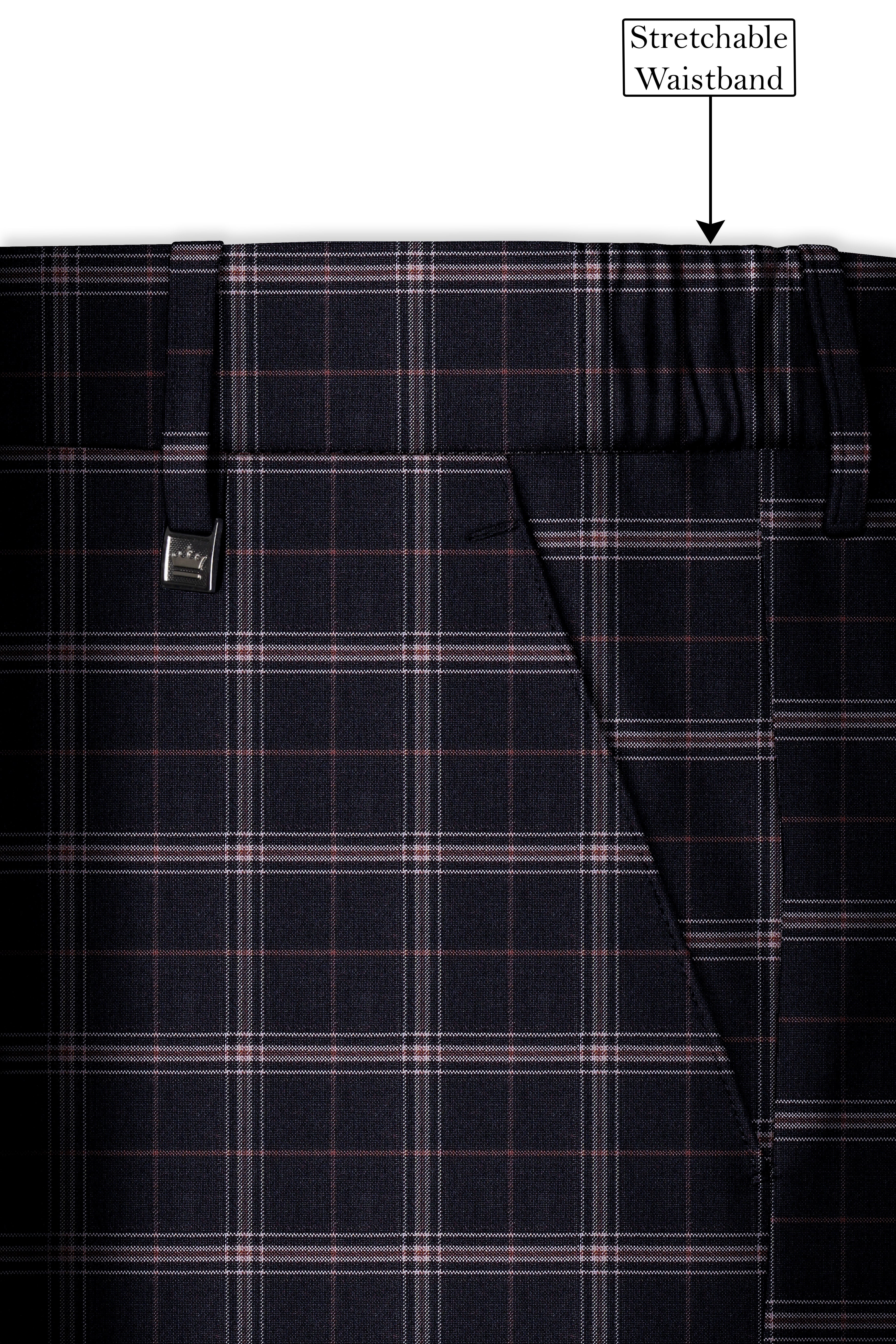 Mind Shaft Black Plaid Woolrich Pant