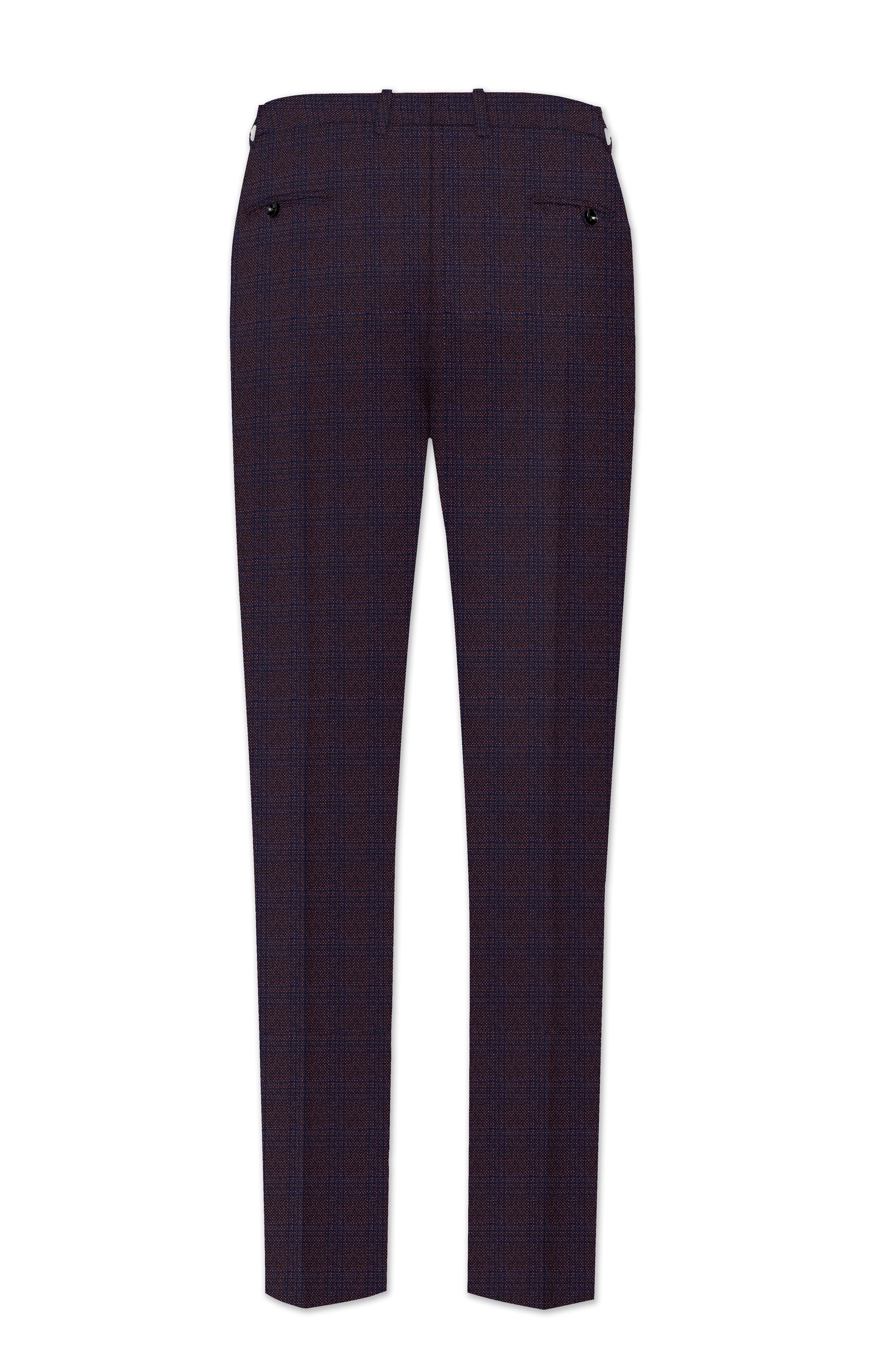 Thunder Brown Subtle Checkered Woolrich Pant