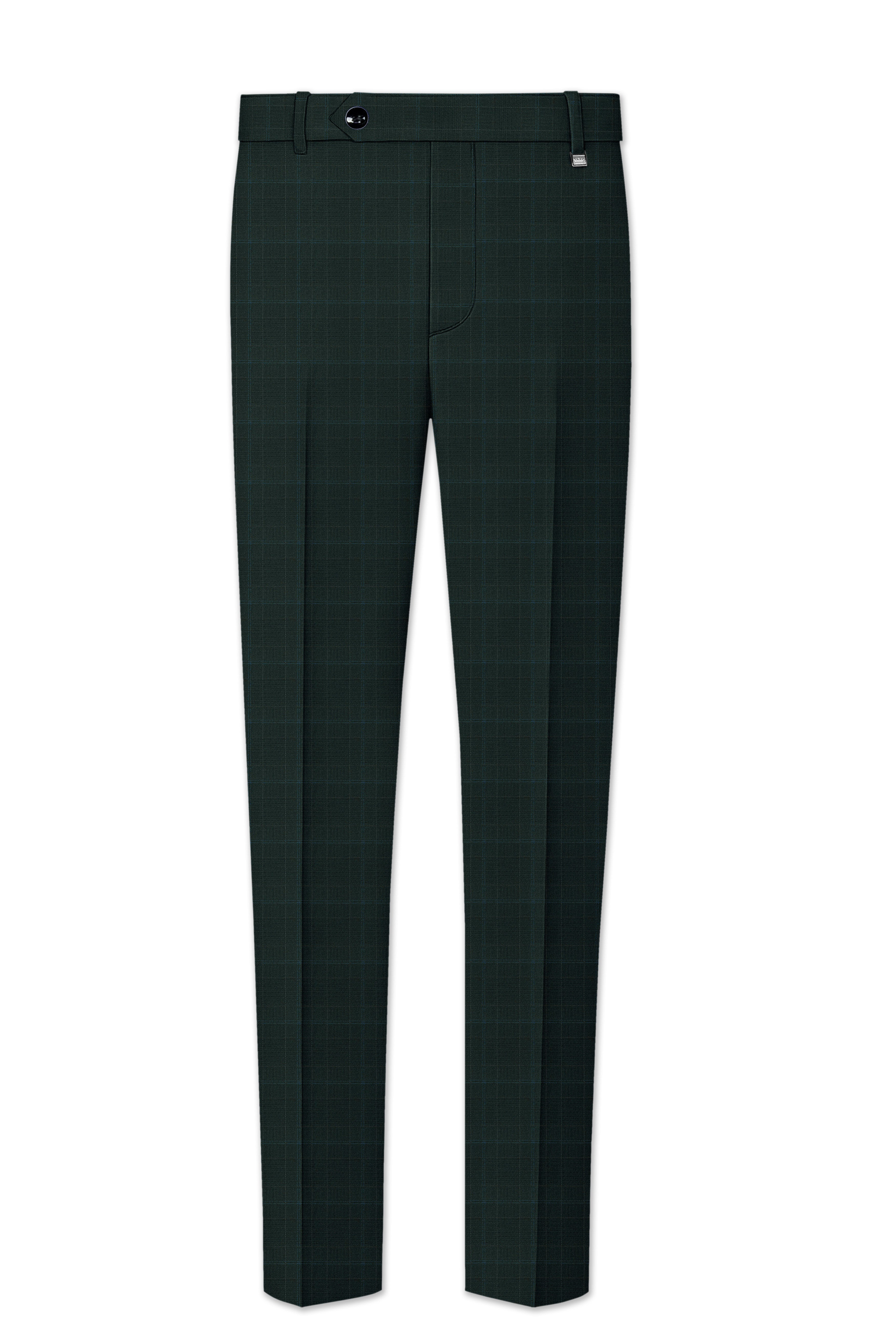 Dune Green Super fine Plaid Woolrich Pant