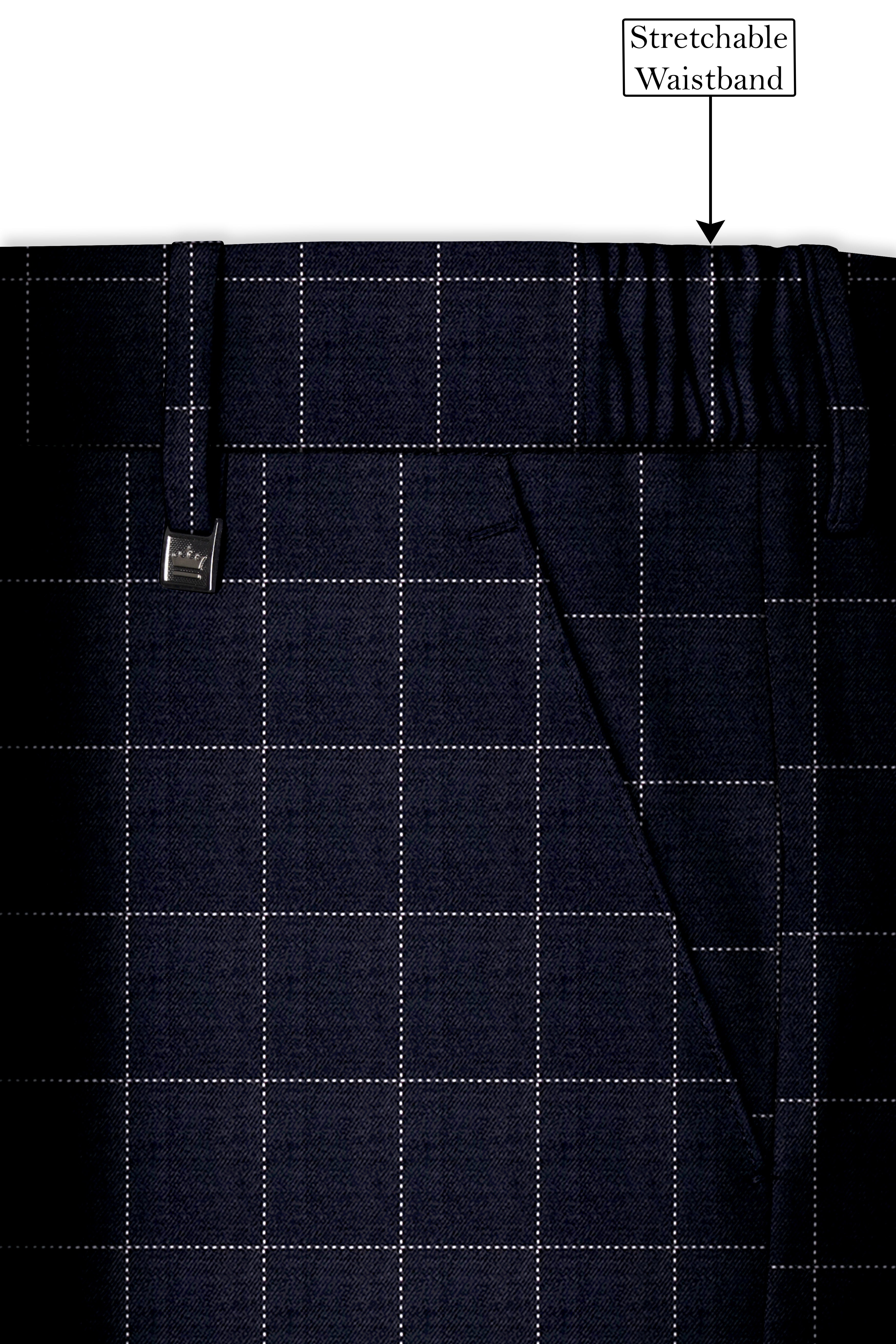 Thunder Blue Solid Pant