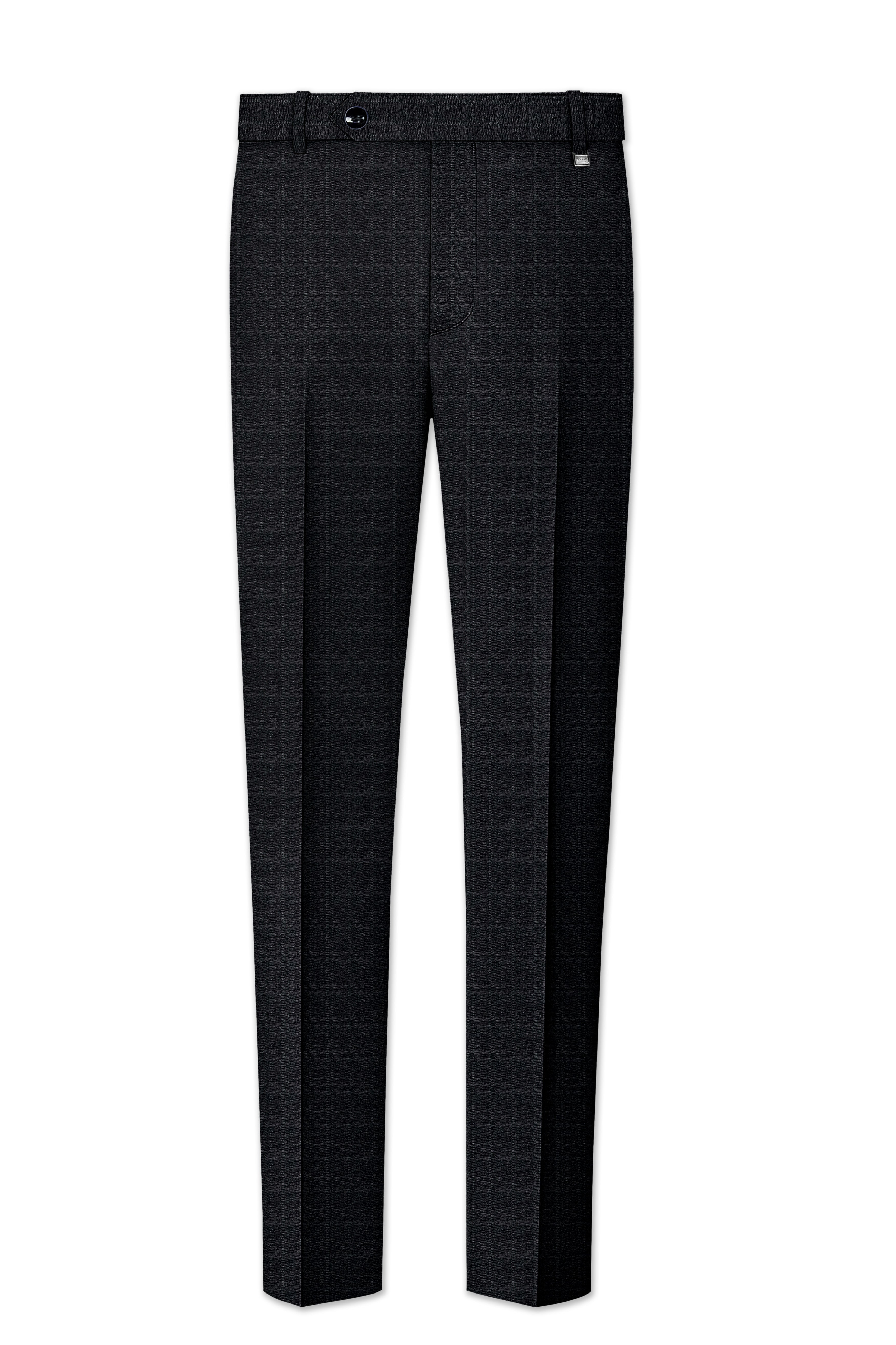 Thunder Gray Plaid Pant
