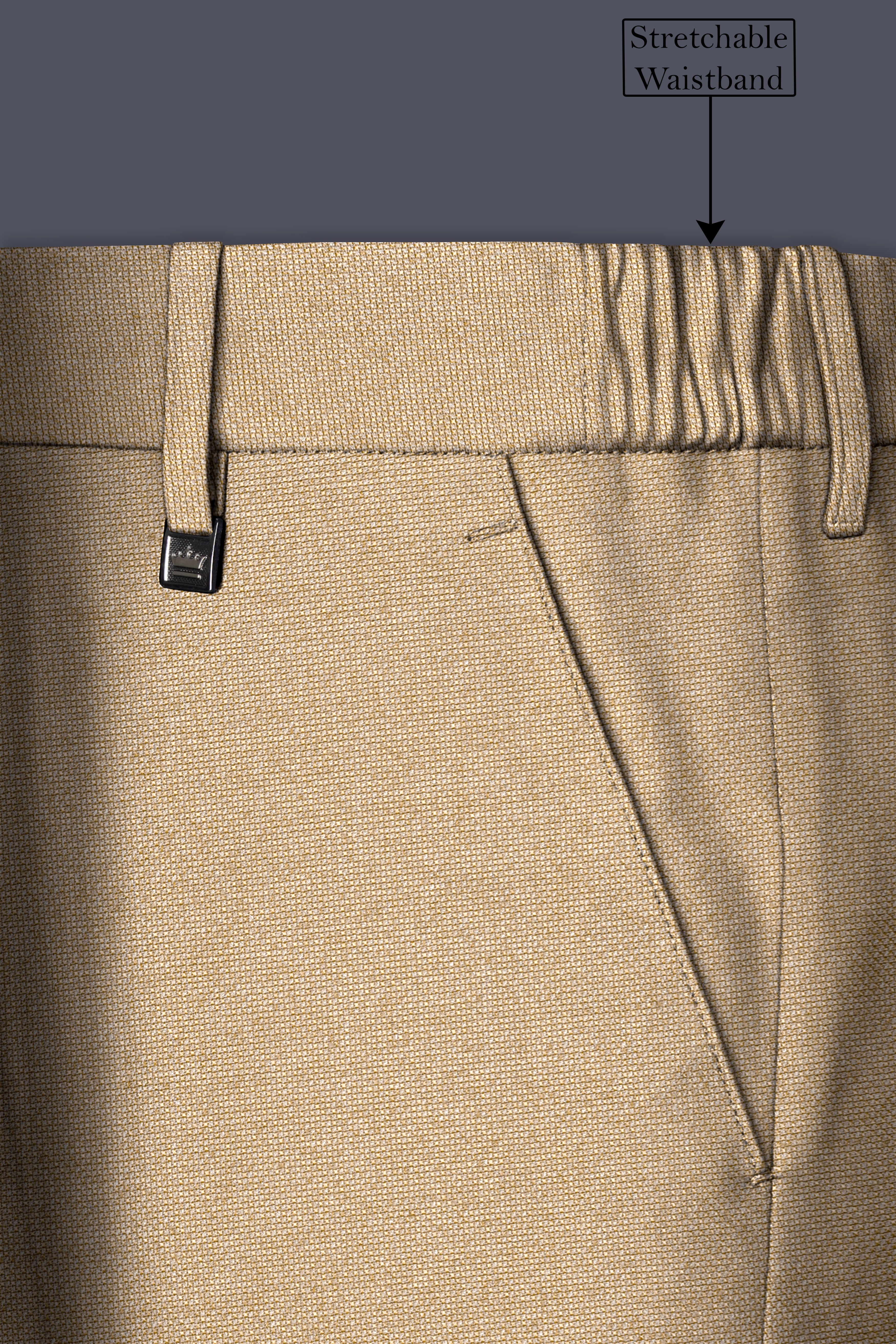 Tallow Brown Textured Pant