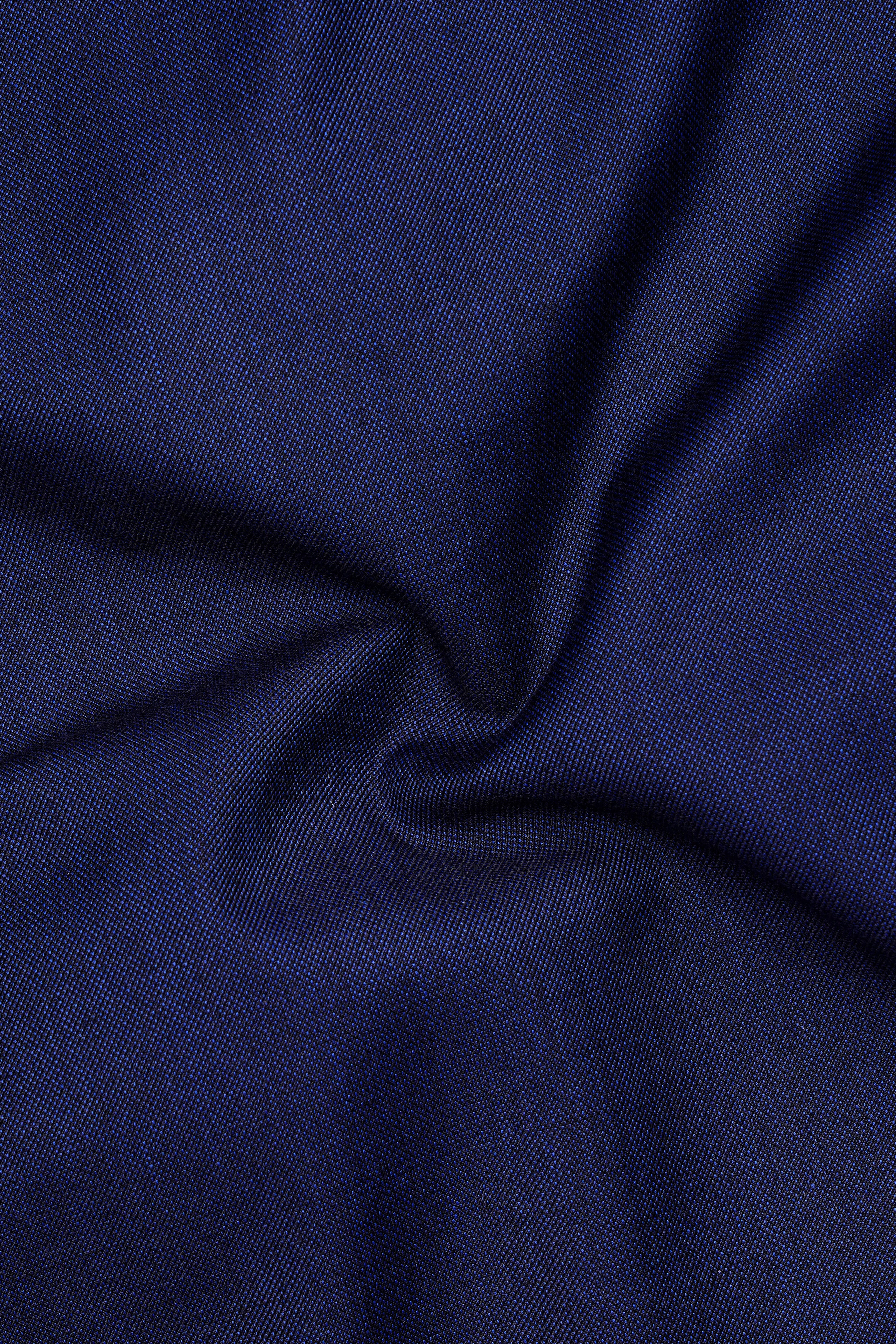 Gunmetal Blue Solid Pant