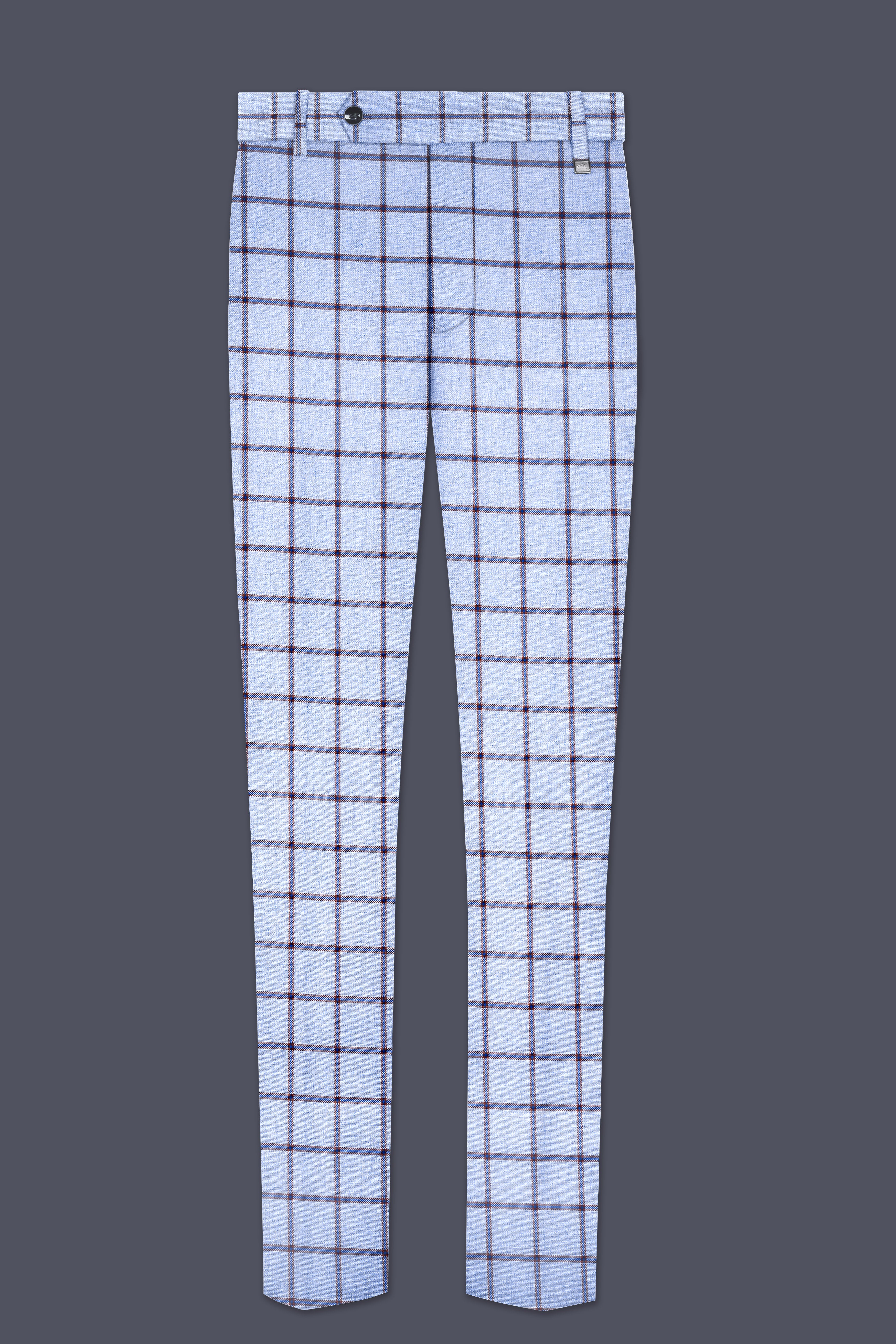 Spun Pearl Gray Checkered Pant
