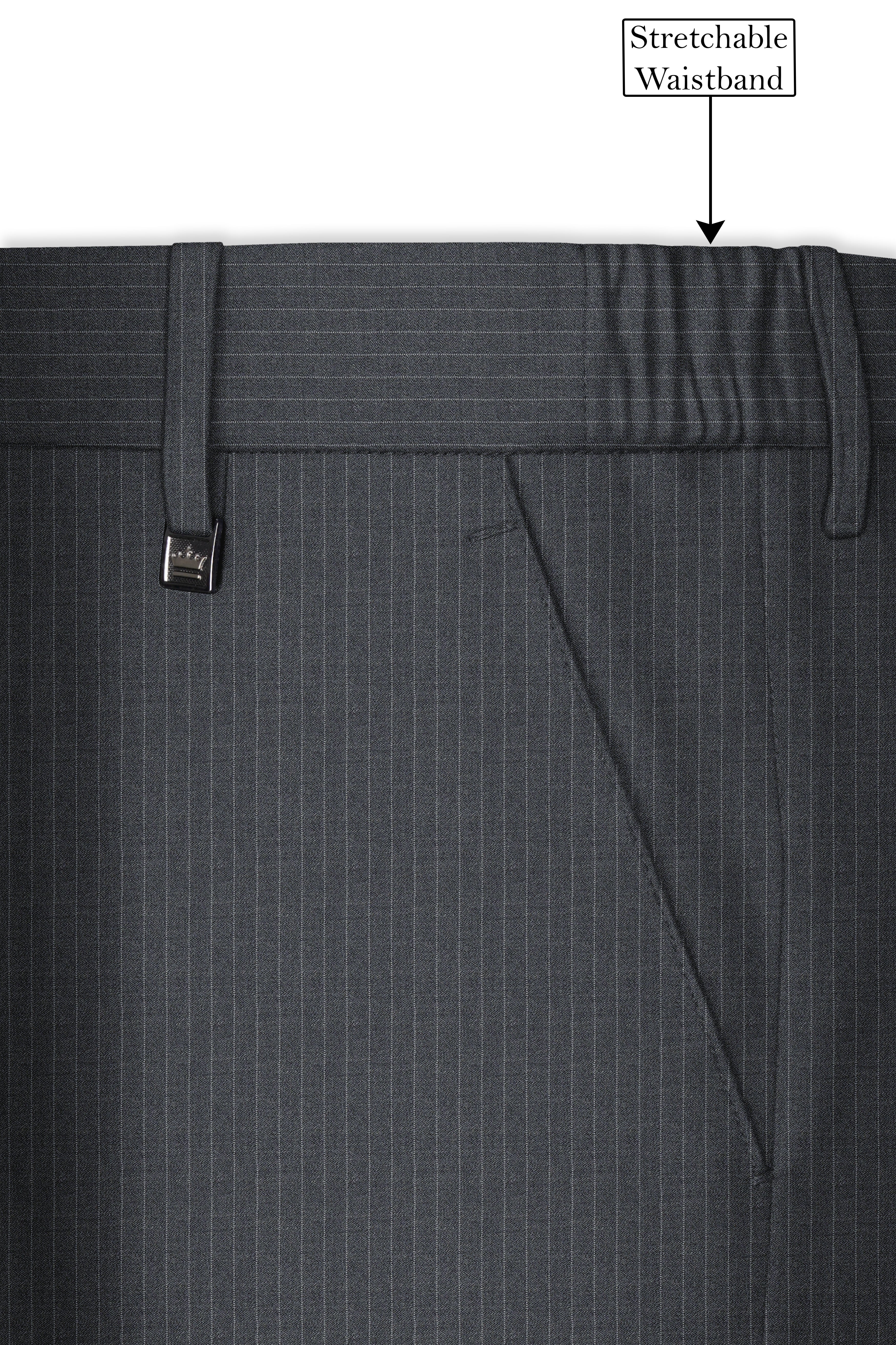 Ironside Gray Striped Pant