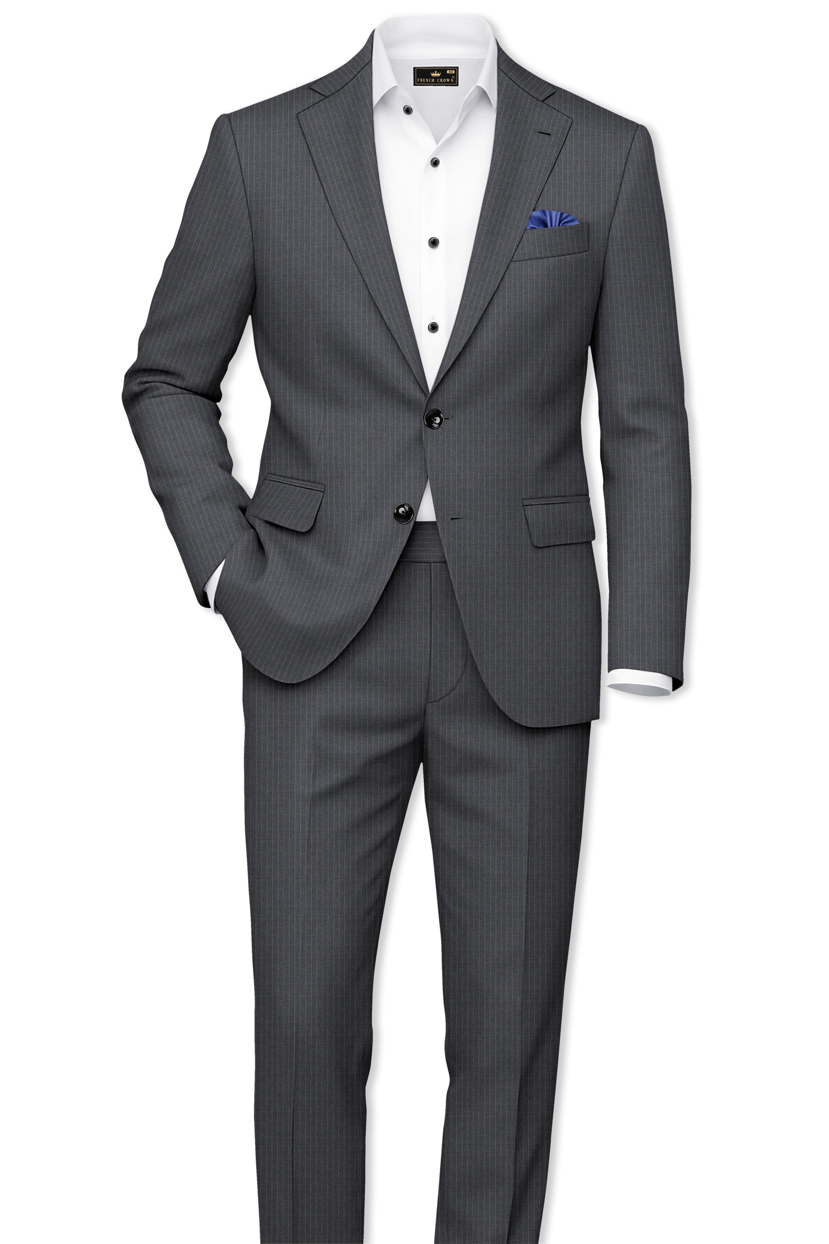 Ironside Gray Striped Pant