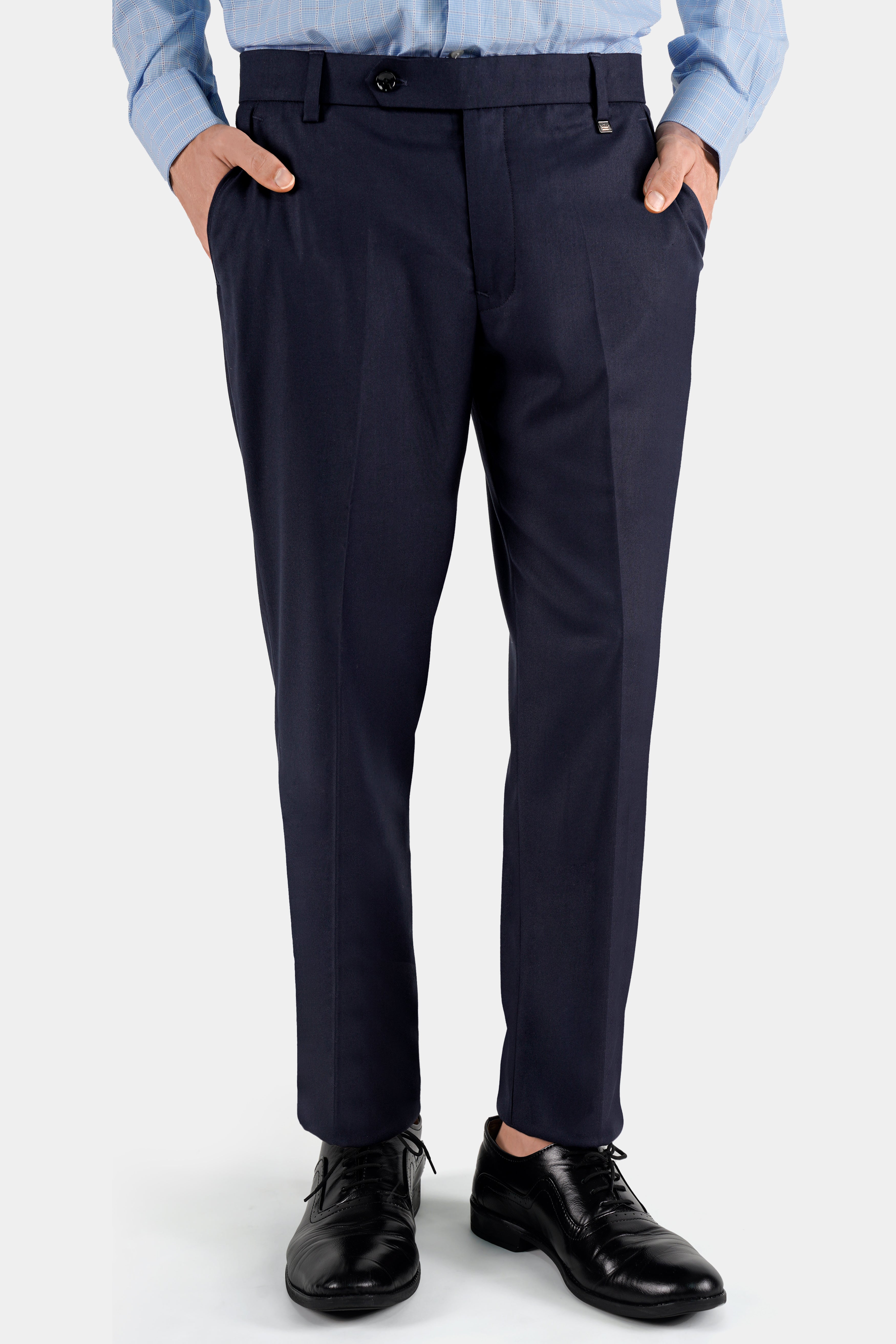 Mirage Blue Wool Rich Pant T2727-28, T2727-30, T2727-32, T2727-34, T2727-36, T2727-38, T2727-40, T2727-42, T2727-44