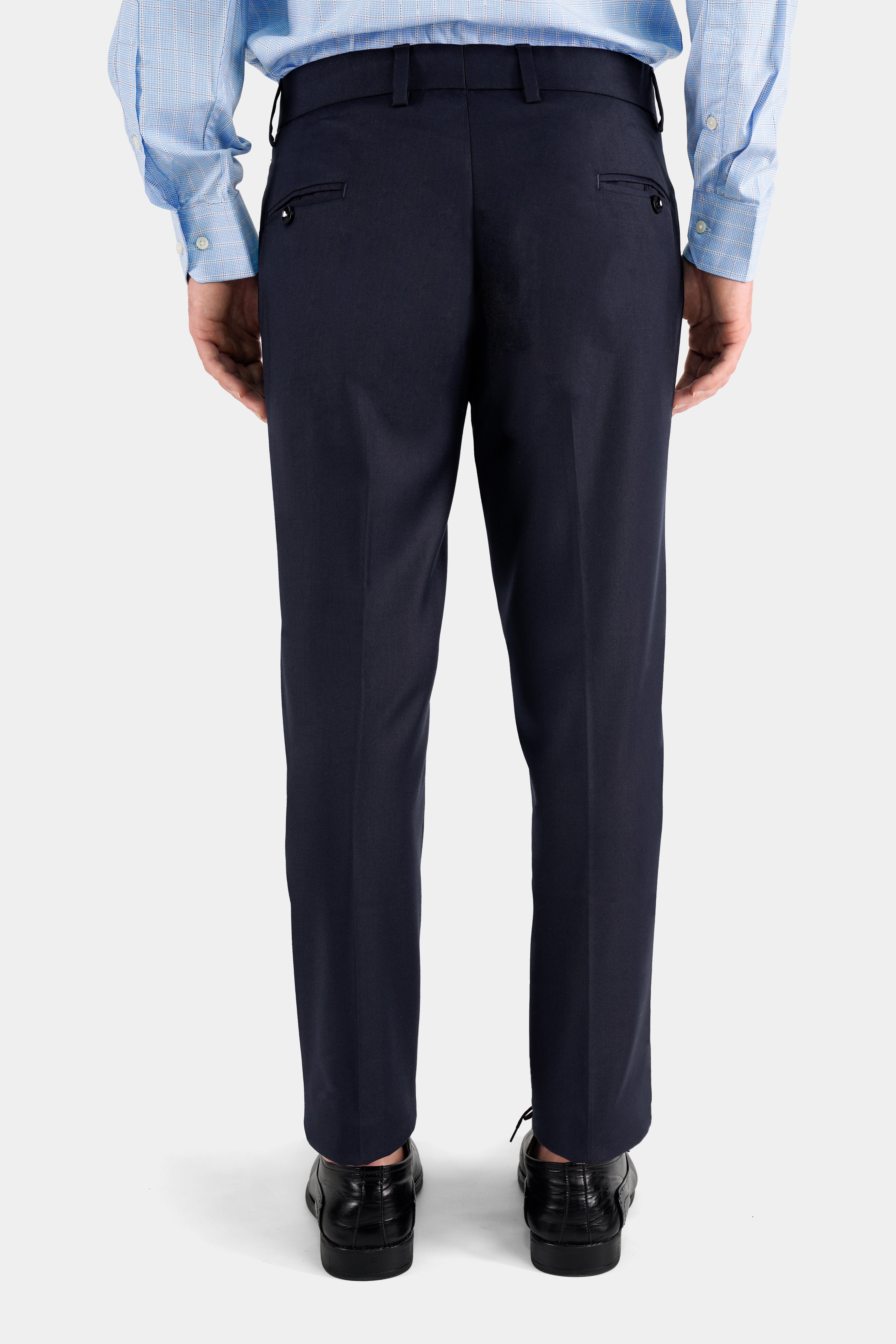 Mirage Blue Wool Rich Pant T2727-28, T2727-30, T2727-32, T2727-34, T2727-36, T2727-38, T2727-40, T2727-42, T2727-44