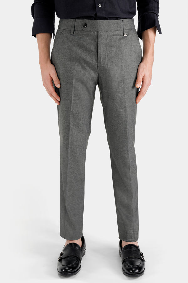 Fuscous Gray Wool Rich Pant T2742-28, T2742-30, T2742-32, T2742-34, T2742-36, T2742-38, T2742-40, T2742-42, T2742-44