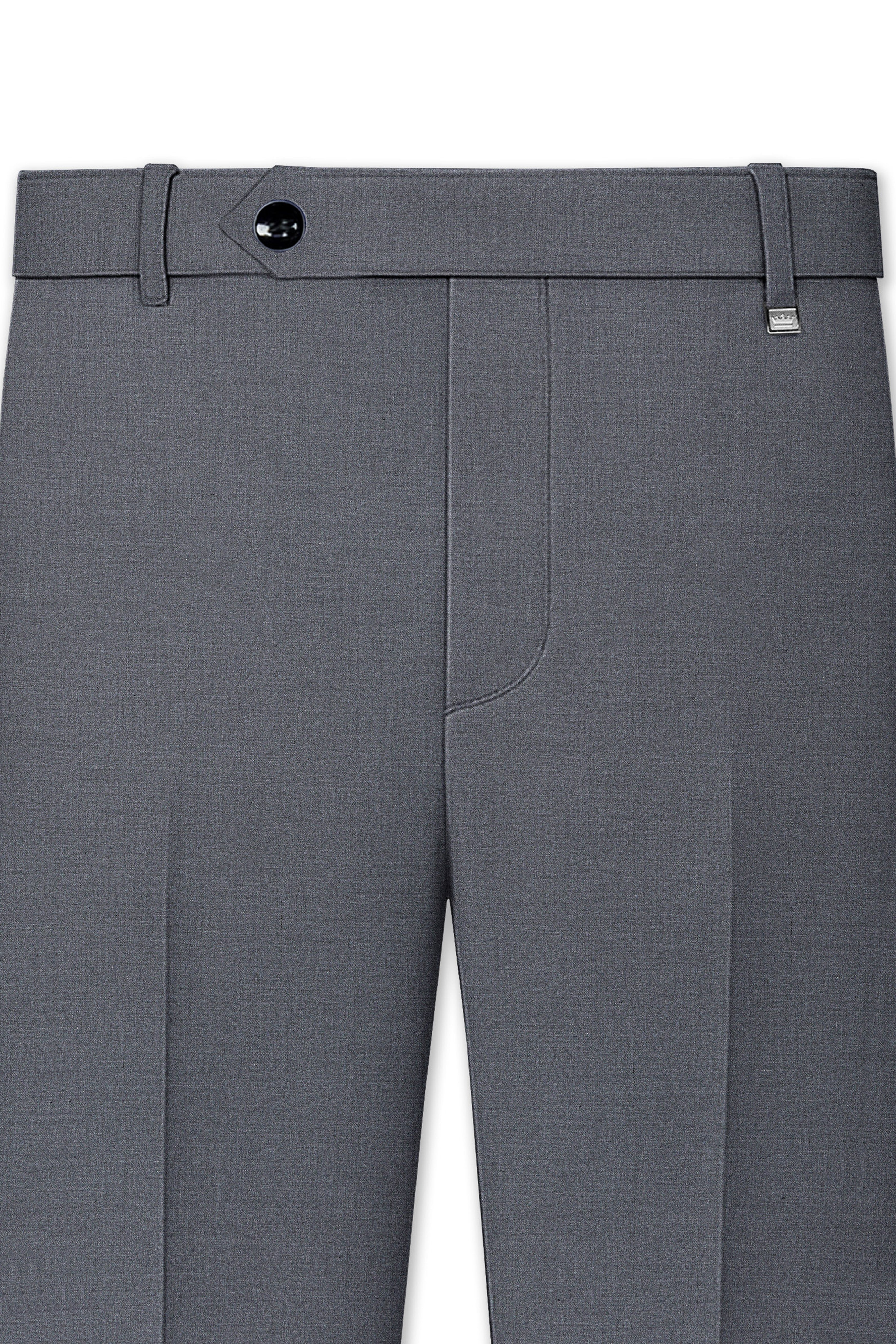 Fuscous Gray Wool Rich Pant