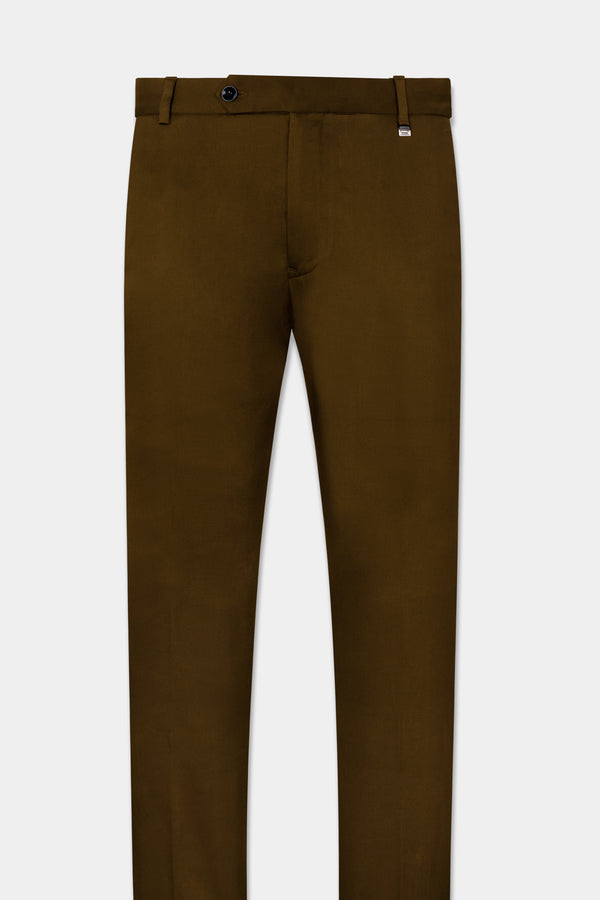 Metallic Bronze Brown Premium Cotton Stretchable Traveler Pant T2778-28, T2778-30, T2778-32, T2778-34, T2778-36, T2778-38, T2778-40, T2778-42, T2778-44