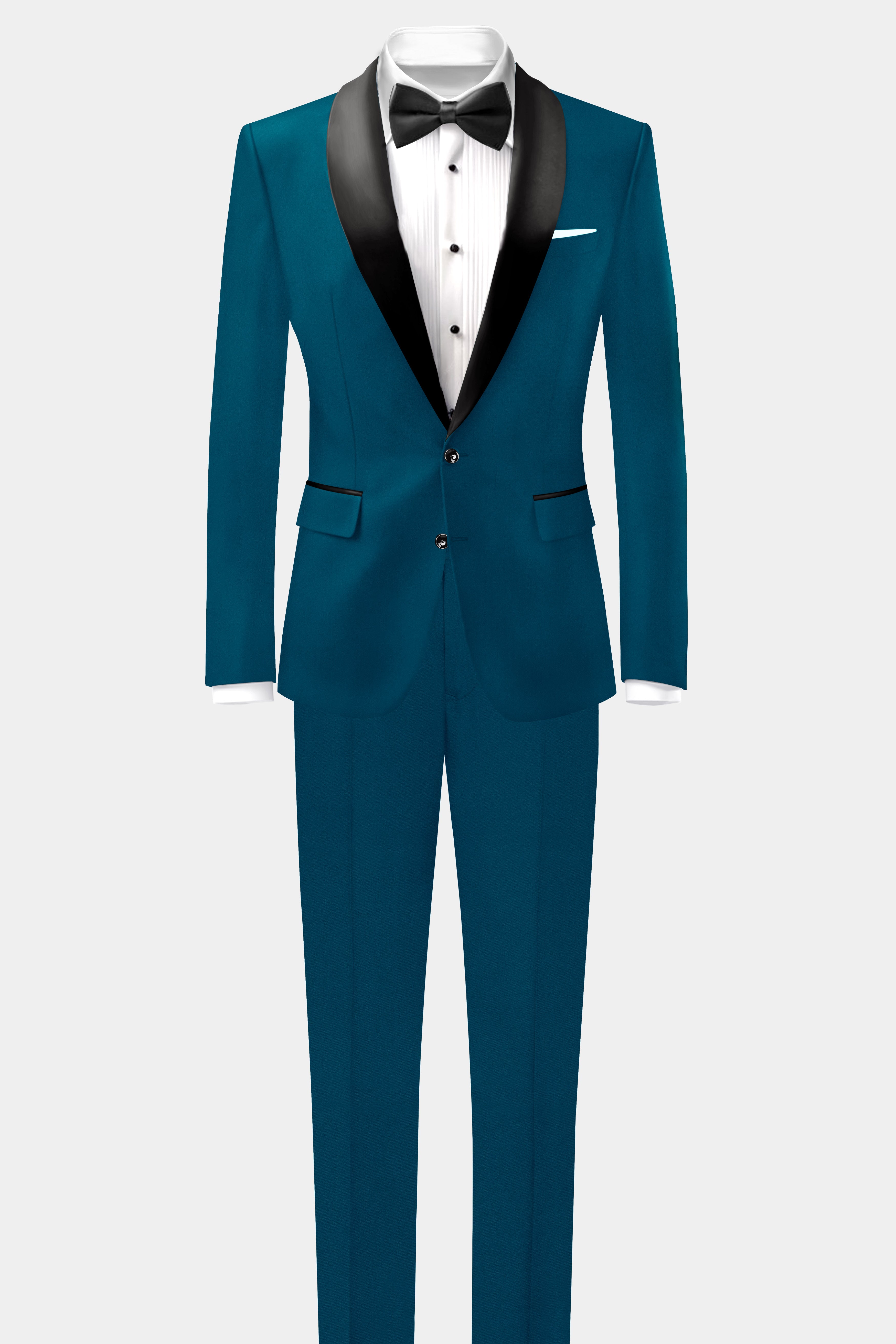 Dell Blue Wool Rich Stretchable Waistband Pant