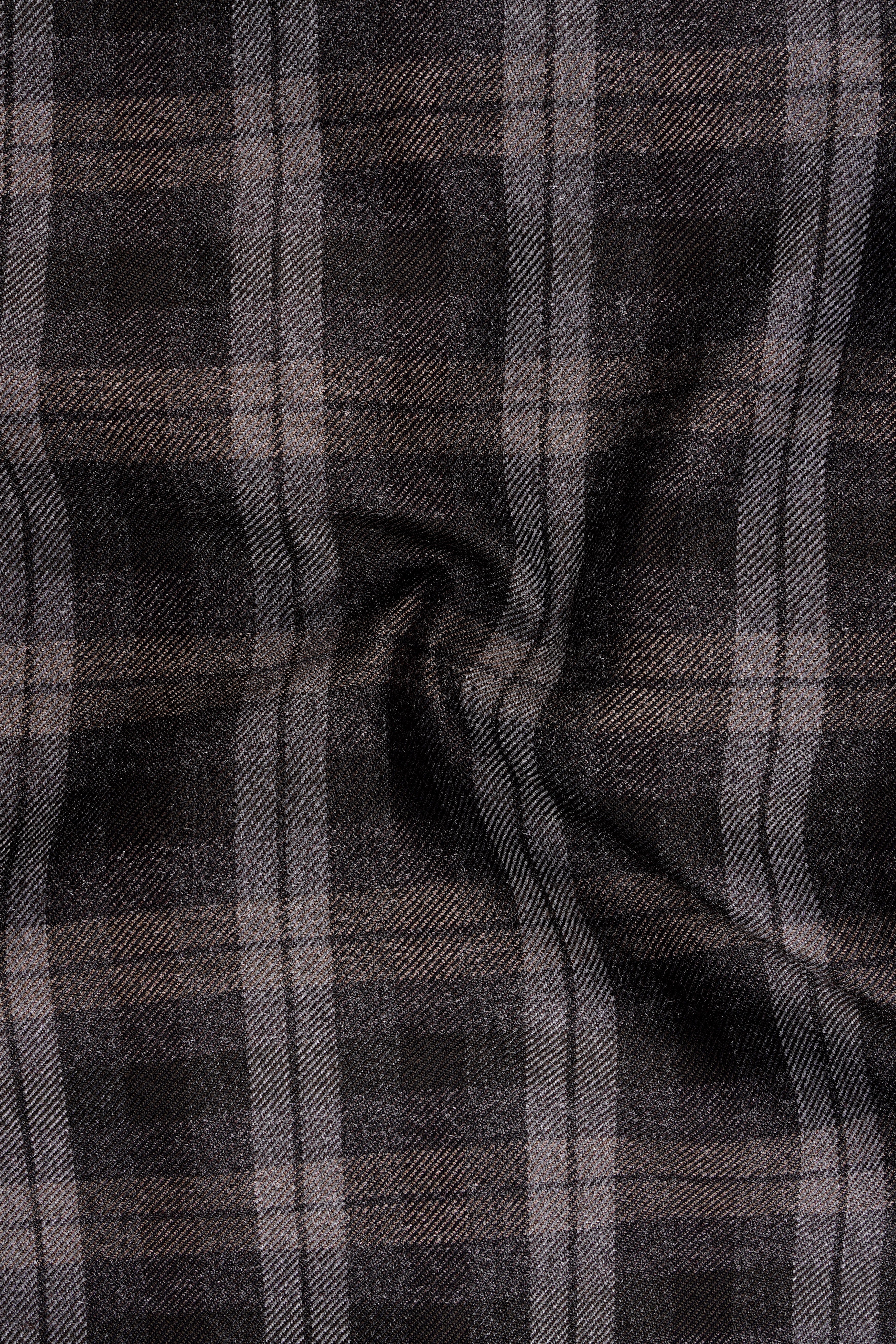 Dorado Brown Plaid Tweed Pant