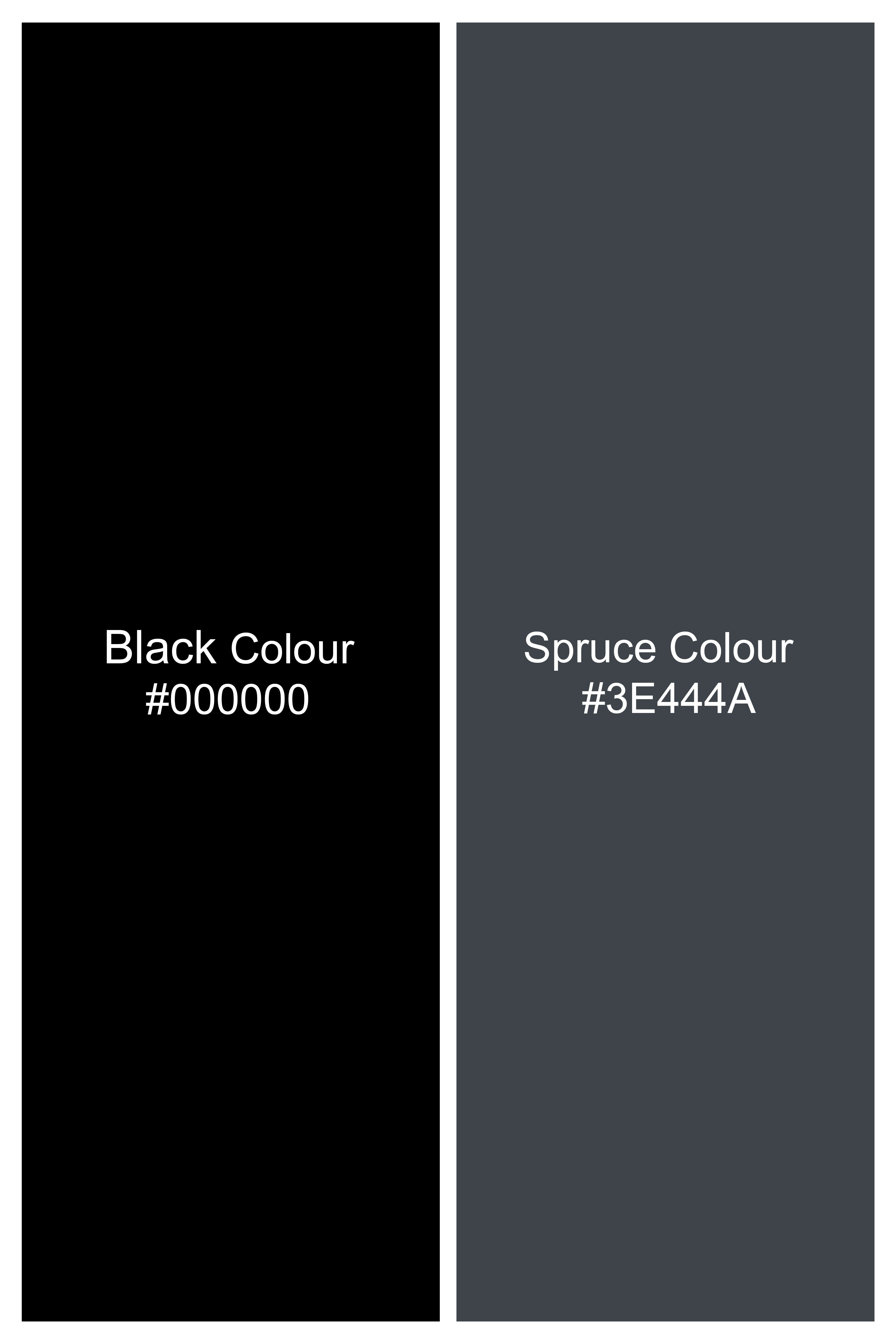 Jade Black Subtle Checkered Wool Rich Pant T2909-SW-28, T2909-SW-30, T2909-SW-32, T2909-SW-34, T2909-SW-36, T2909-SW-38, T2909-SW-40, T2909-SW-42, T2909-SW-44