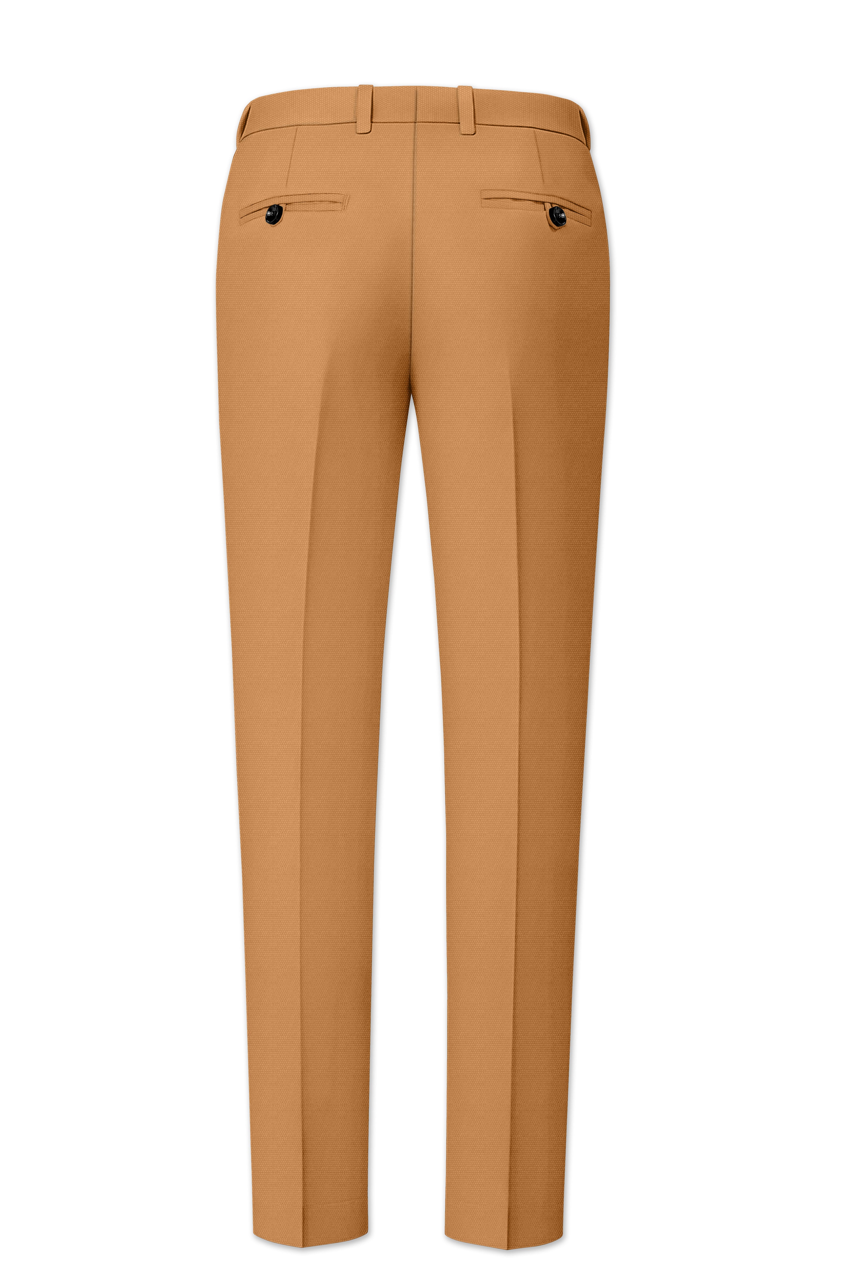 Twine Brown Dobby Textured Premium Giza Cotton Pant