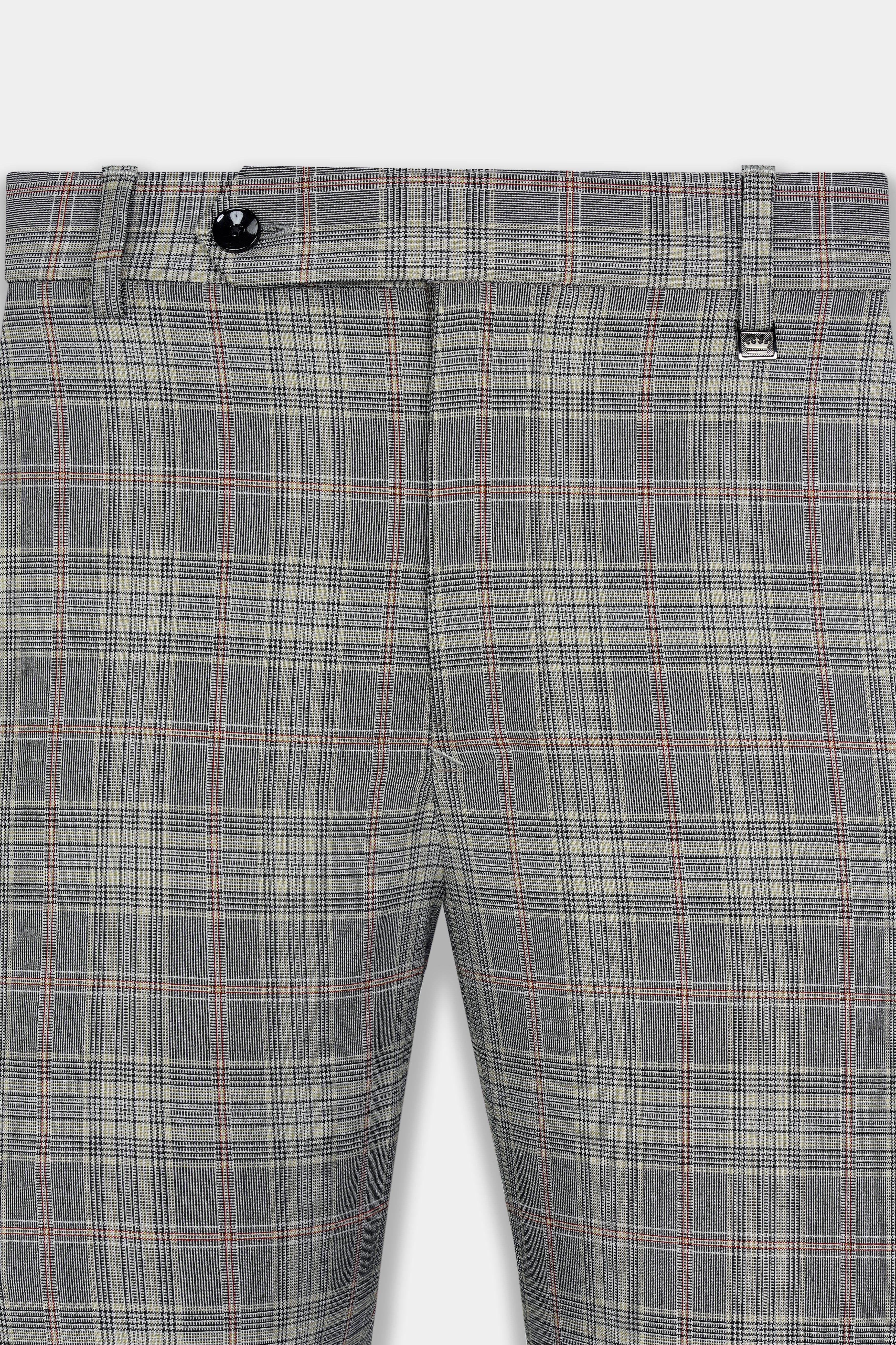 Chalice Gray Plaid Wool Rich Pant T2928-SW-28, T2928-SW-30, T2928-SW-32, T2928-SW-34, T2928-SW-36, T2928-SW-38, T2928-SW-40, T2928-SW-42, T2928-SW-44