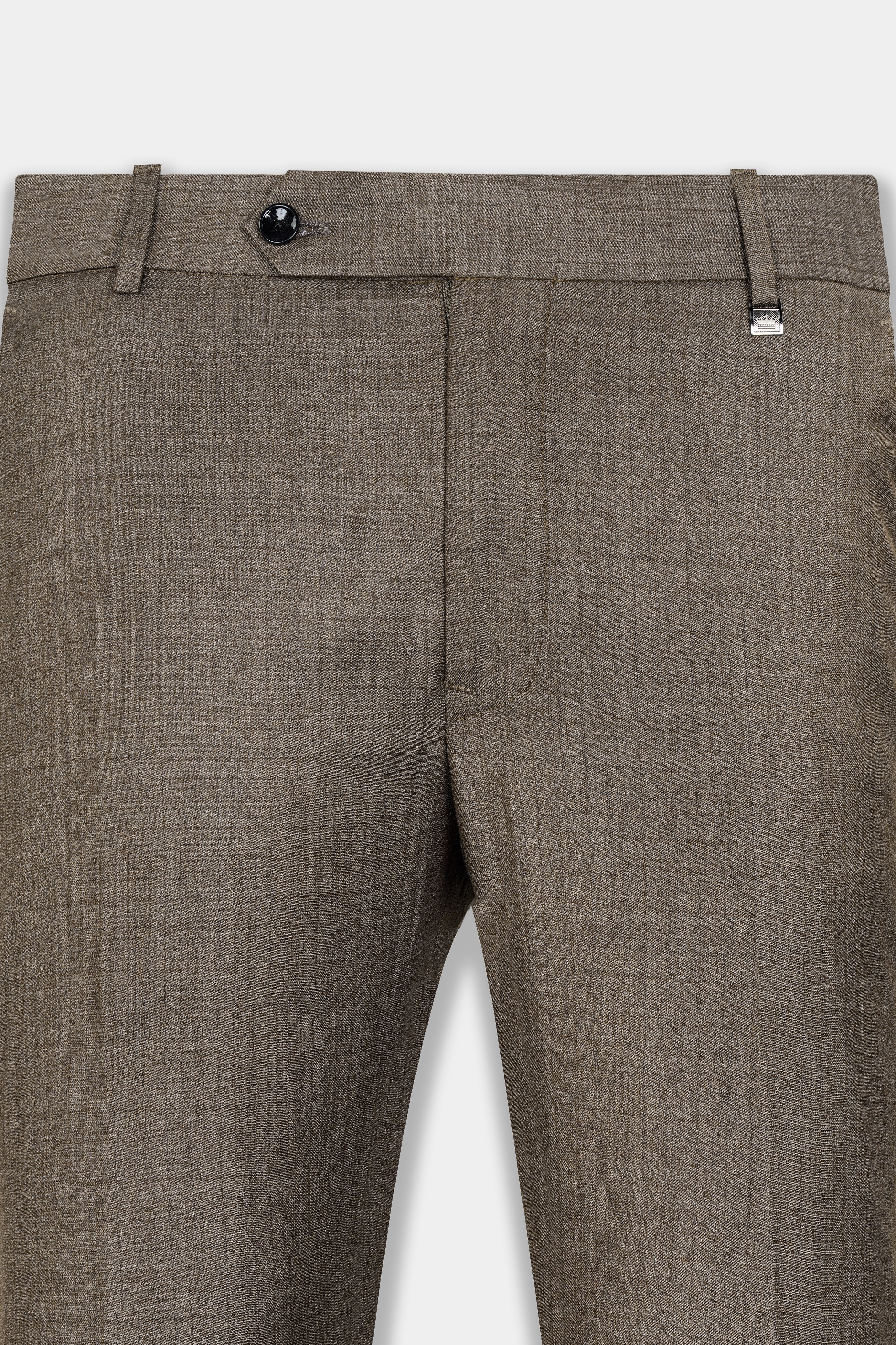 Hemp Brown Checkered Wool Rich Stretchable Pant T2935-SW-28, T2935-SW-30, T2935-SW-32, T2935-SW-34, T2935-SW-36, T2935-SW-38, T2935-SW-40, T2935-SW-42, T2935-SW-44