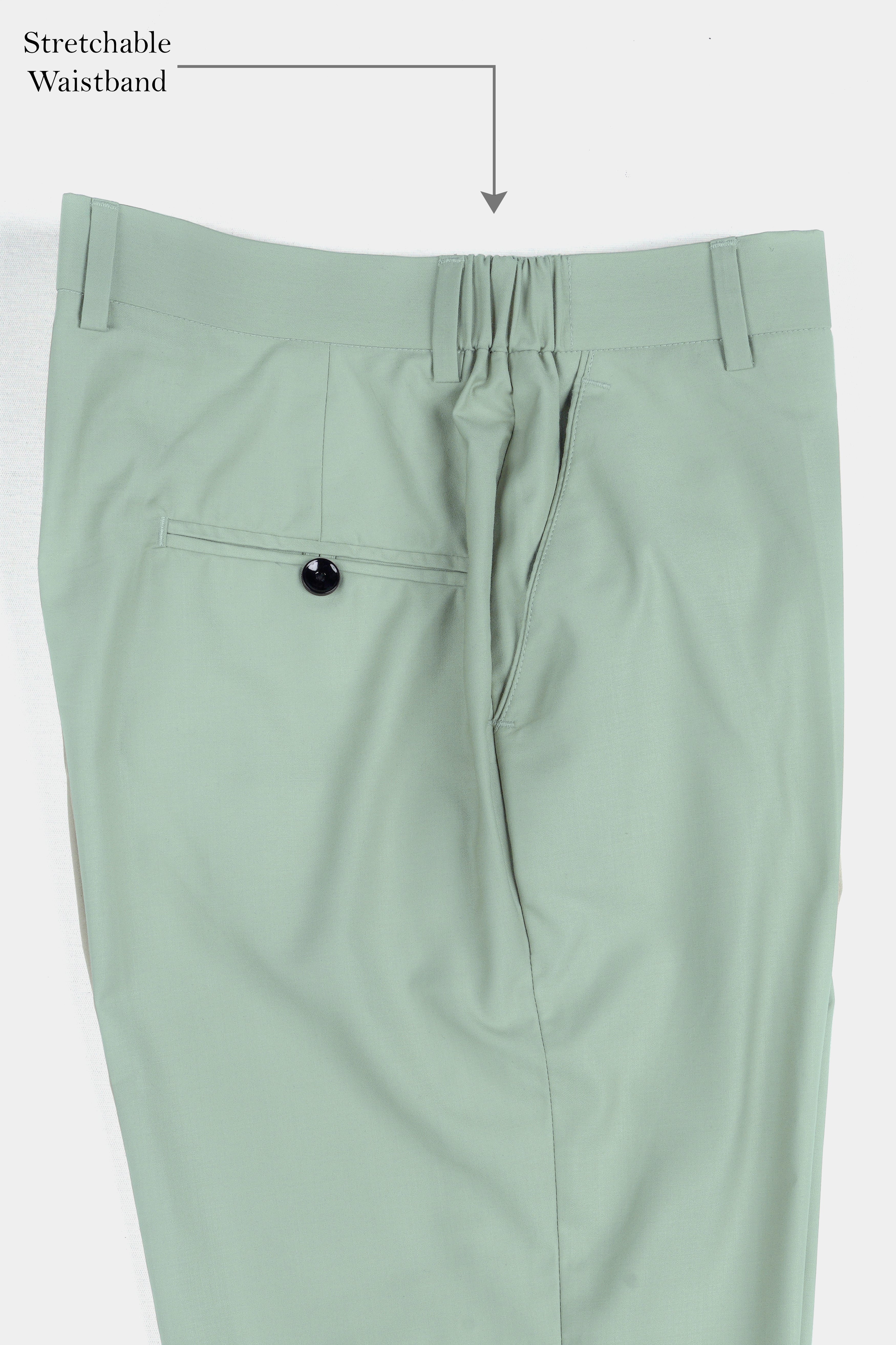 Xanadu Green Wool Rich Stretchable Pant T2938-SW-28, T2938-SW-30, T2938-SW-32, T2938-SW-34, T2938-SW-36, T2938-SW-38, T2938-SW-40, T2938-SW-42, T2938-SW-44