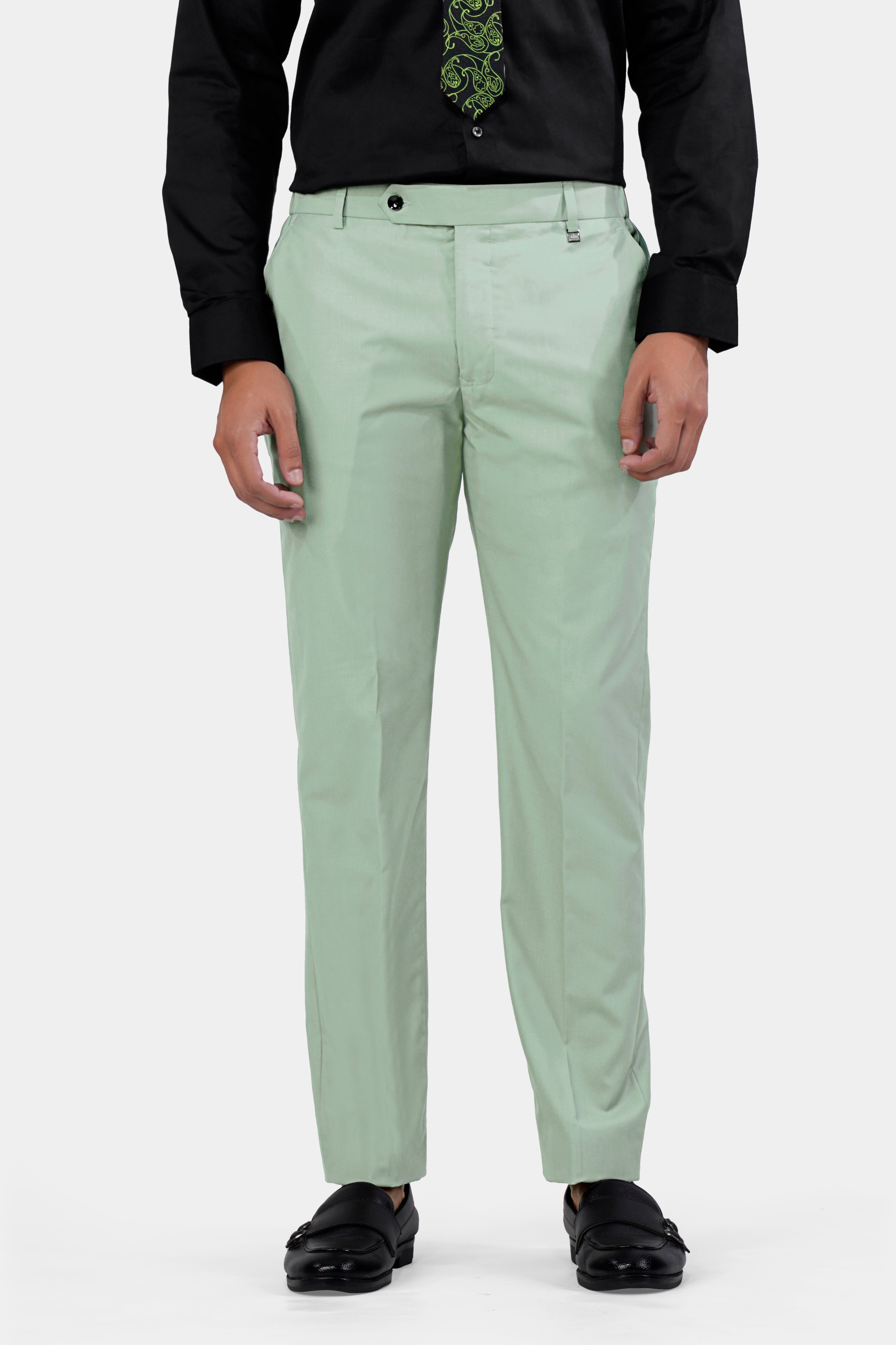 Xanadu Green Wool Rich Stretchable Pant T2938-SW-28, T2938-SW-30, T2938-SW-32, T2938-SW-34, T2938-SW-36, T2938-SW-38, T2938-SW-40, T2938-SW-42, T2938-SW-44