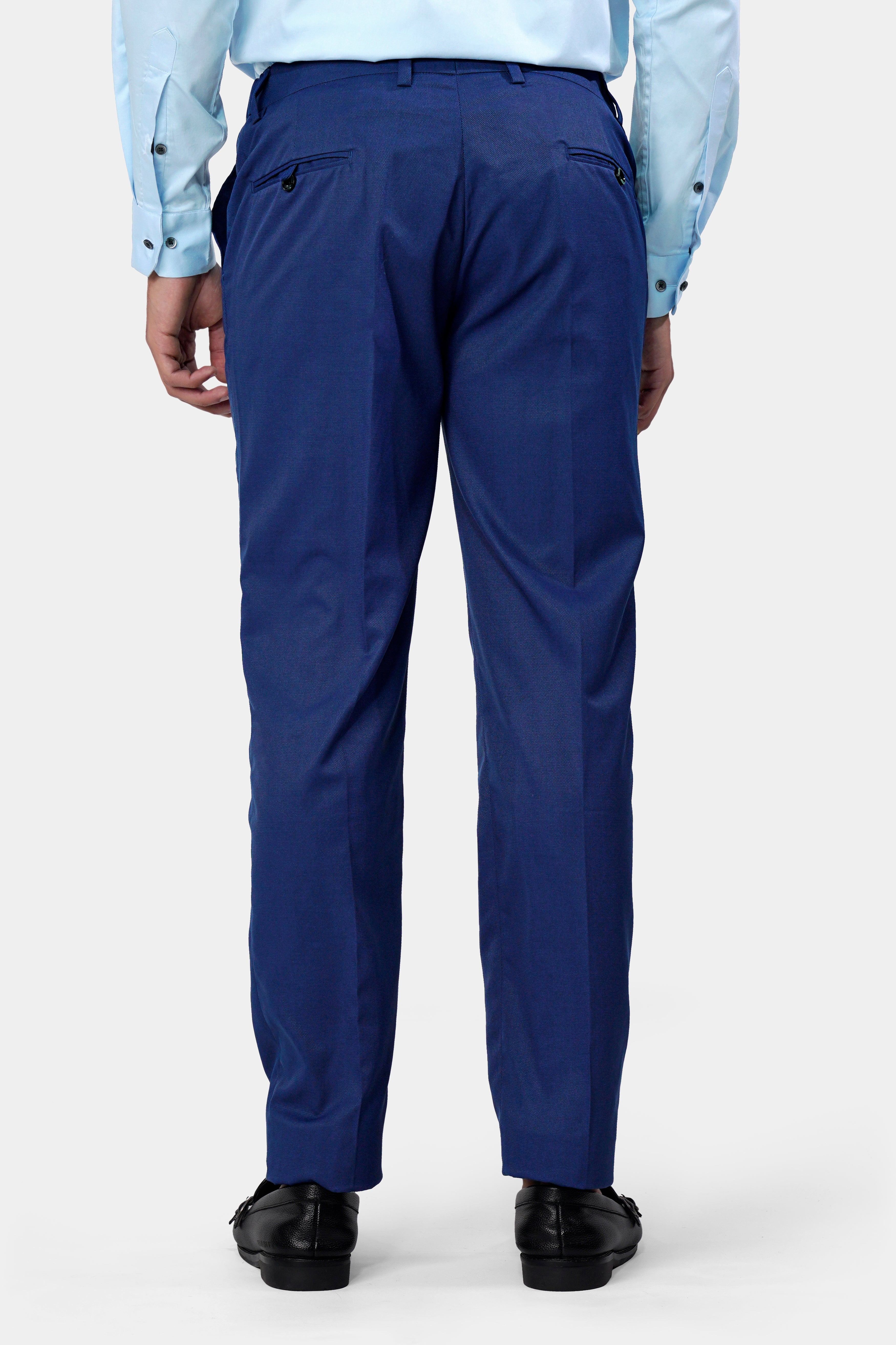 Catalina Blue Wool Rich Stretchable Pant T2943-SW-28, T2943-SW-30, T2943-SW-32, T2943-SW-34, T2943-SW-36, T2943-SW-38, T2943-SW-40, T2943-SW-42, T2943-SW-44